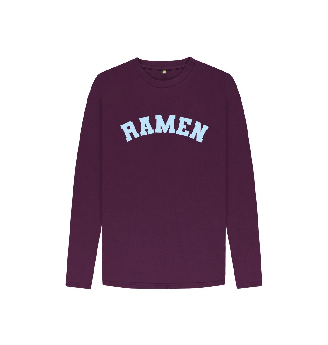 Purple Kids long sleeve Ramen T-shirt