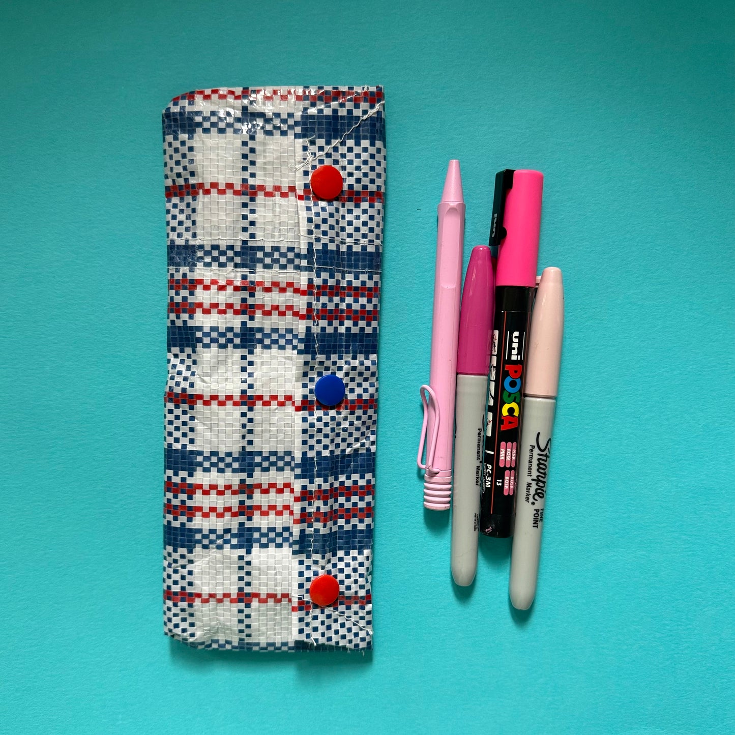 Upcycled cutlery / pencil case