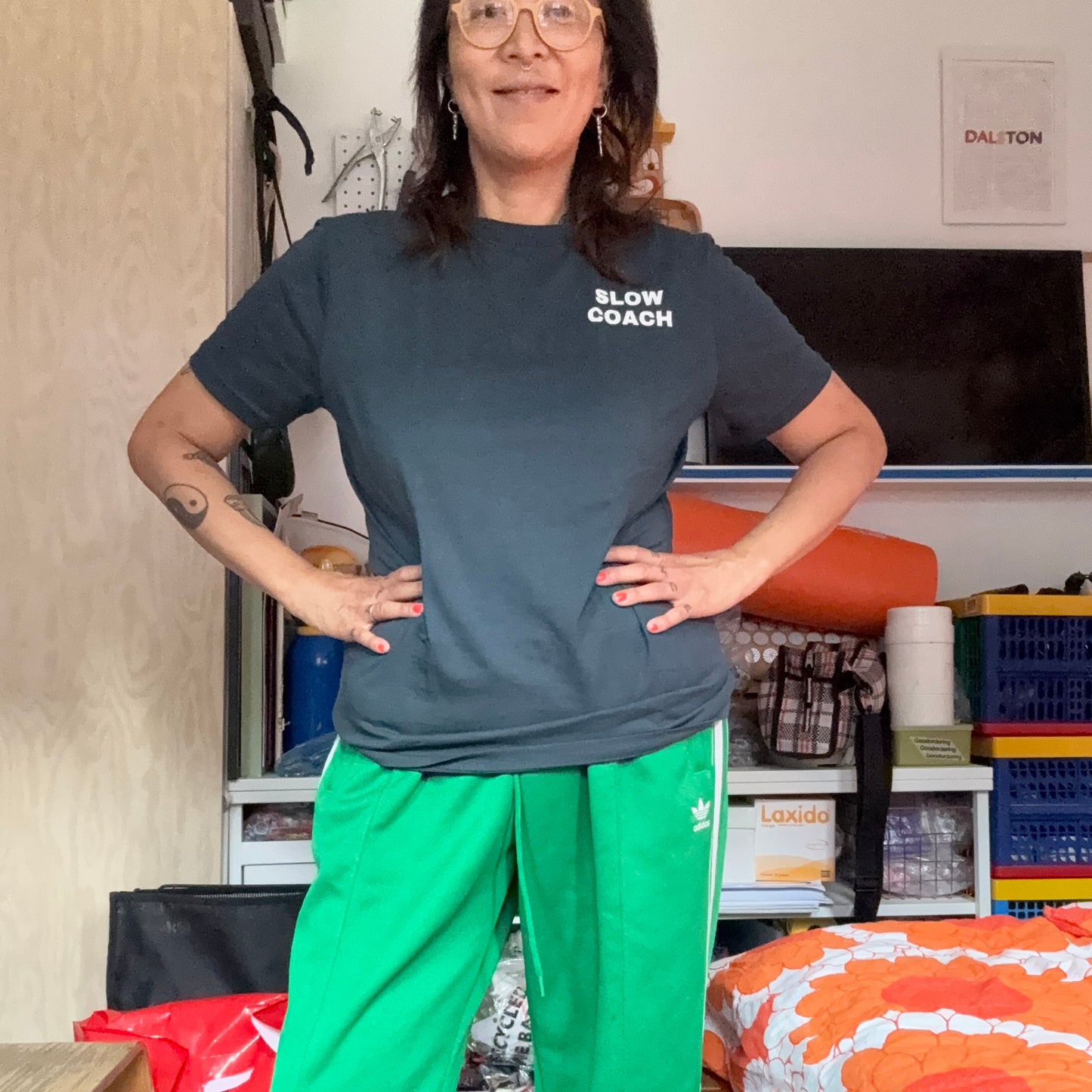 World's Slowest Cyclist / Slow Coach Organic cotton T-shirt