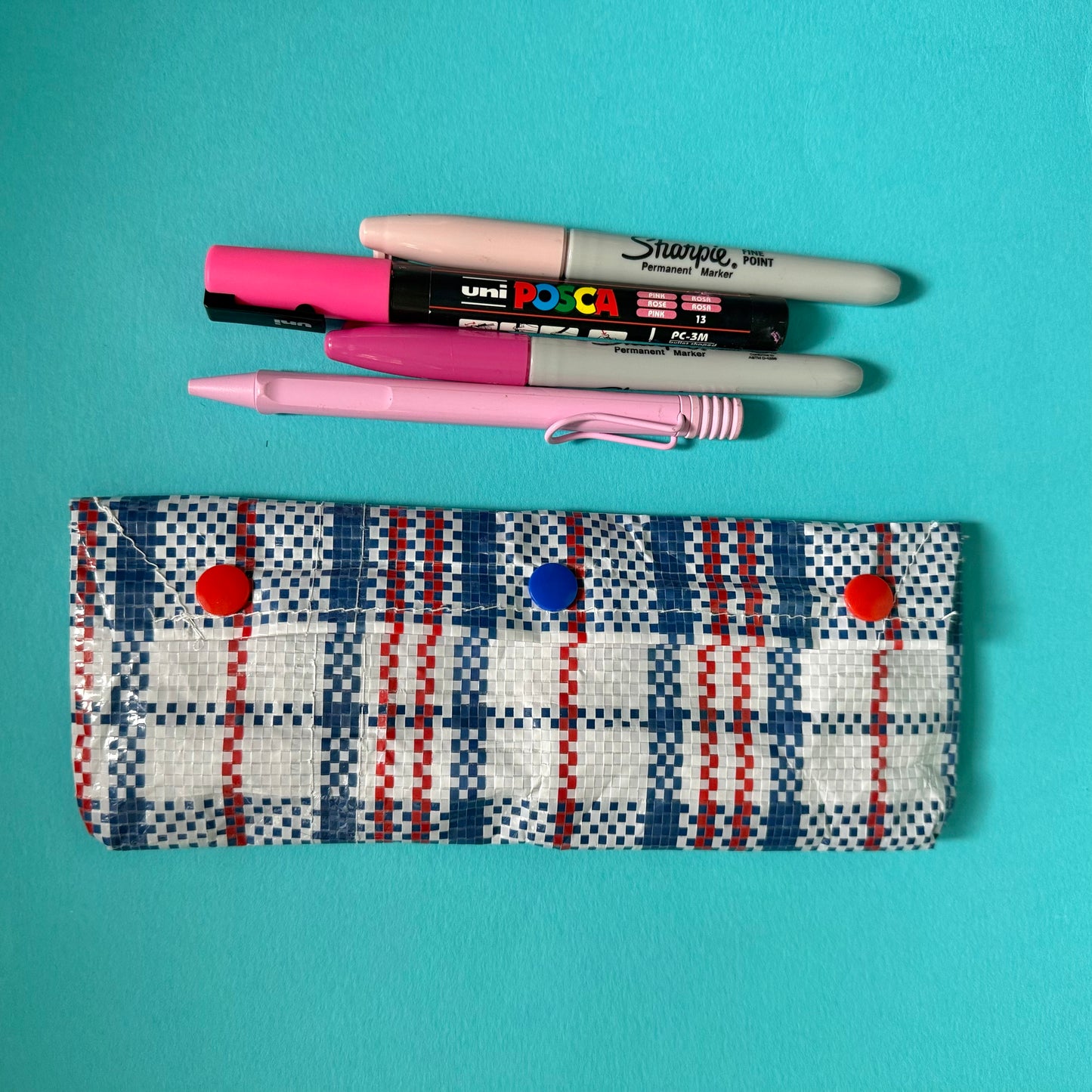 Upcycled cutlery / pencil case