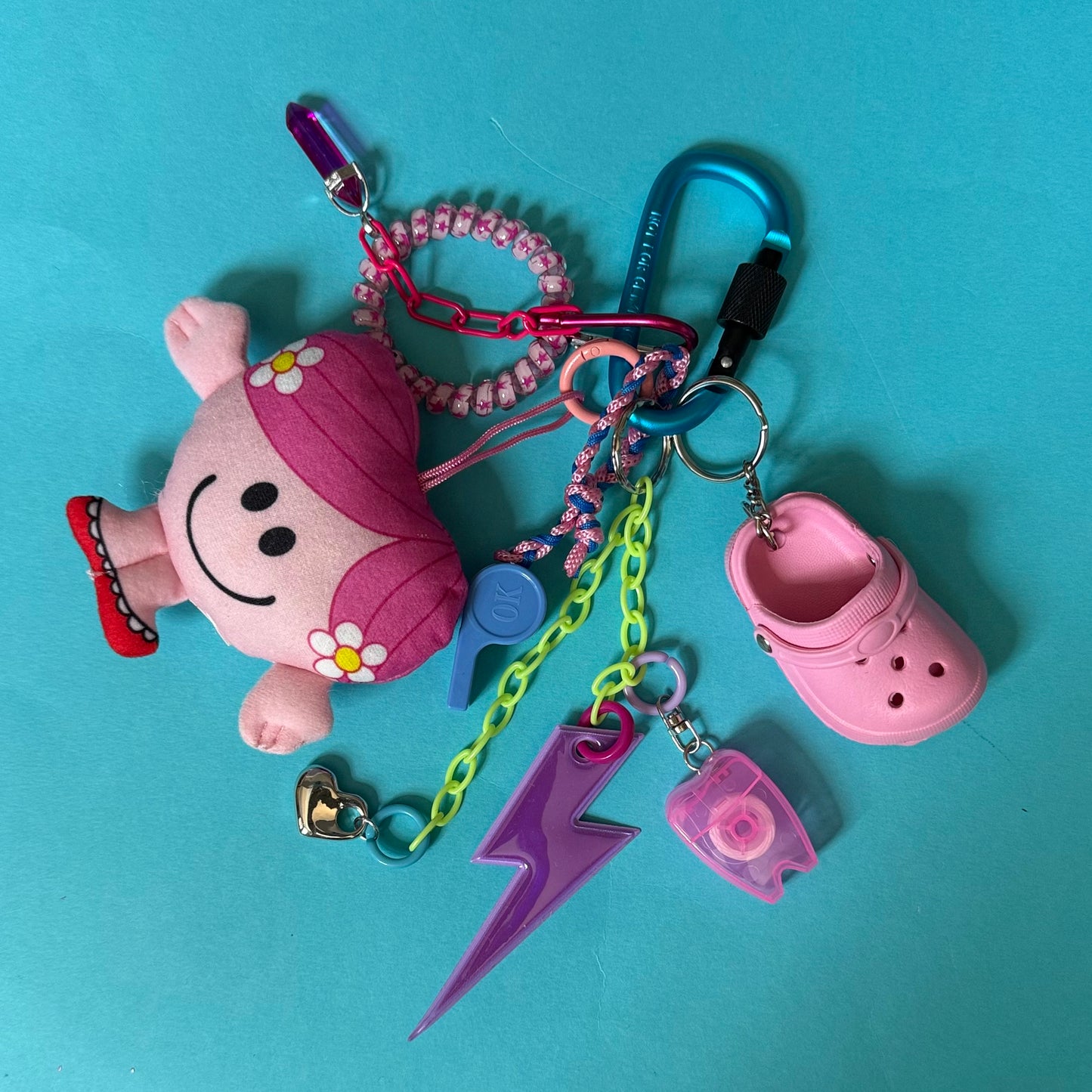 Bag charm and keyring Little Miss Hug