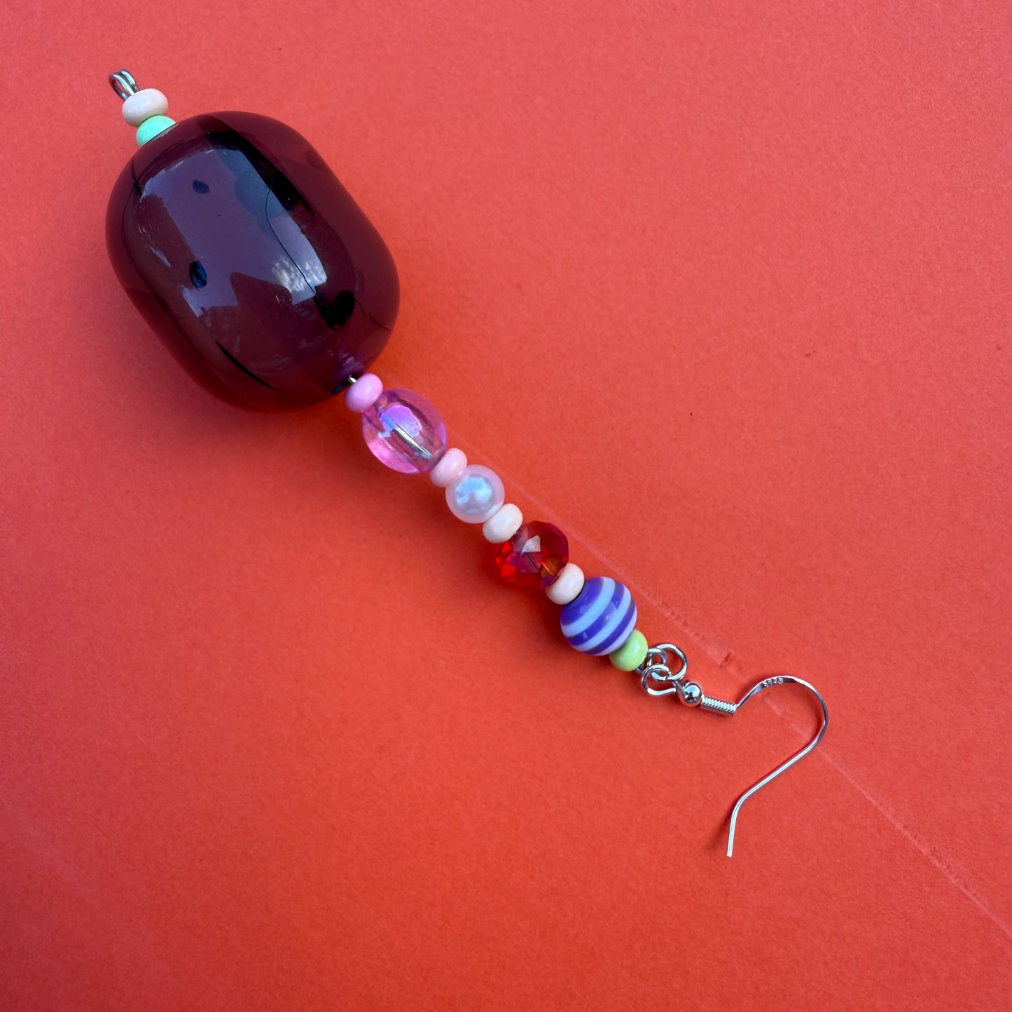Beaded drop bead earrings individual