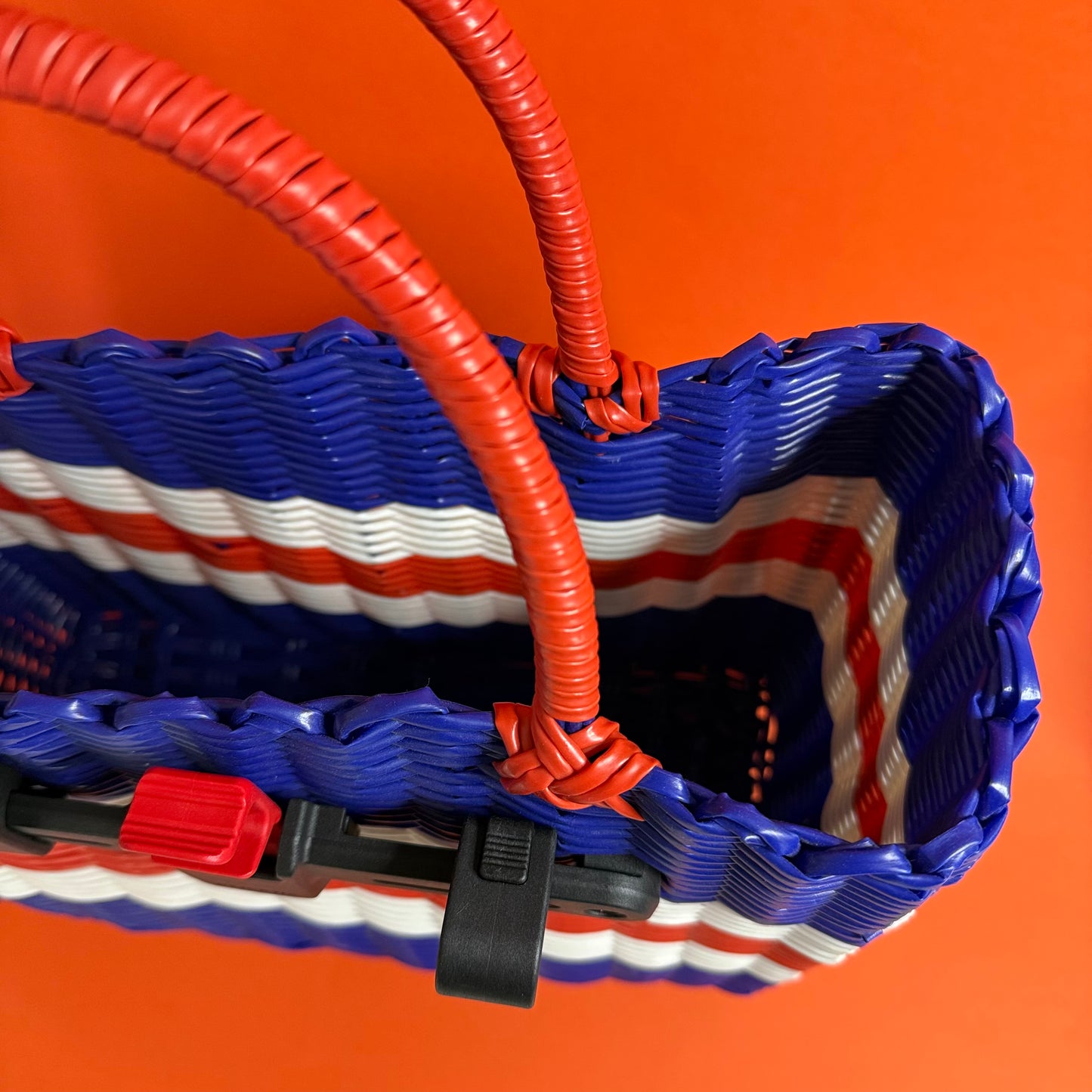 Bicycle Pannier french plastic woven basket