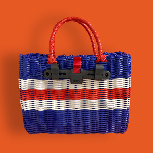 Bicycle Pannier french plastic woven basket