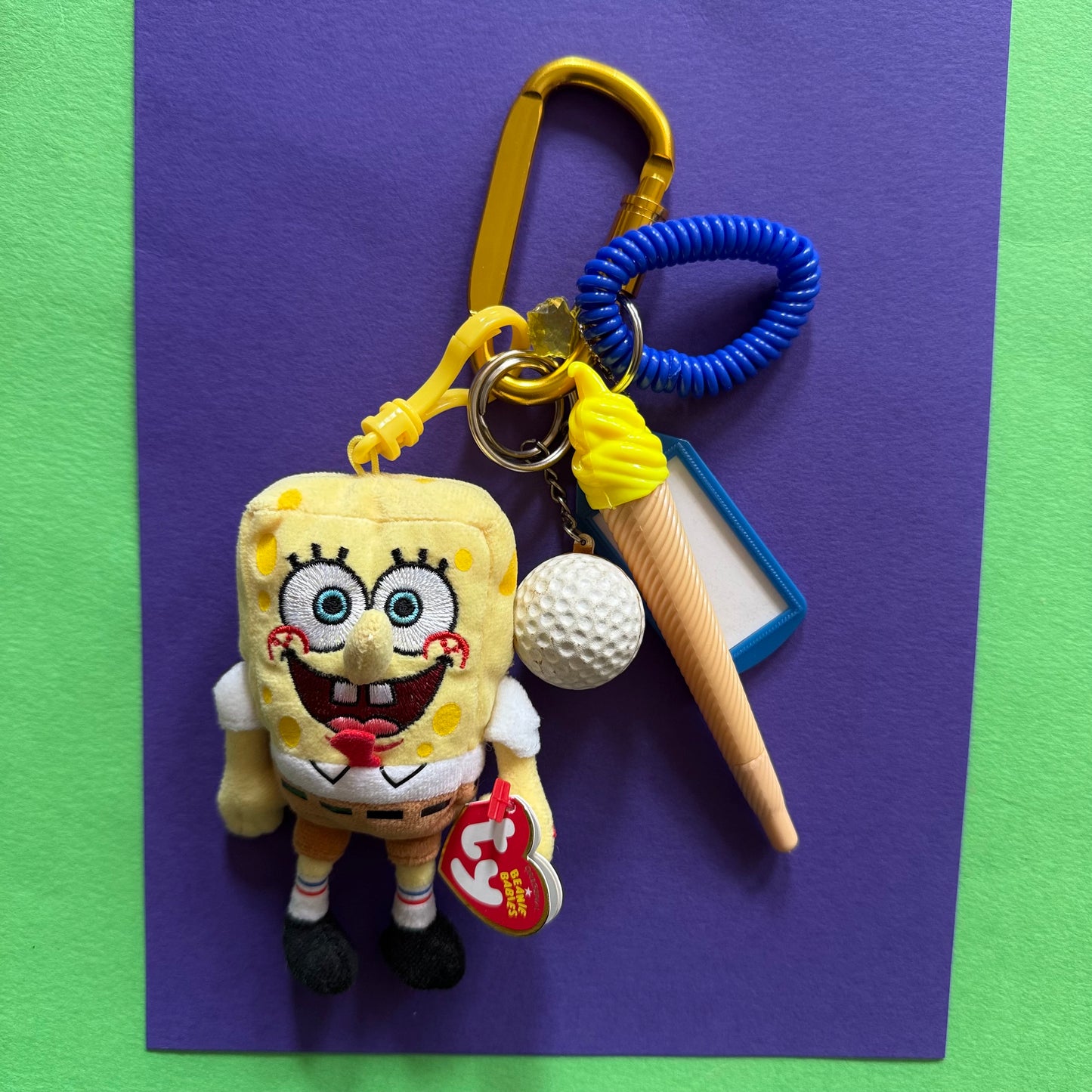 Bag charm and keyring Spongebob