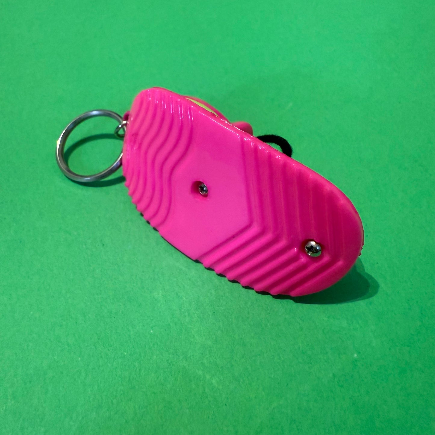 Retro vintage 80s clown shoe pink sole