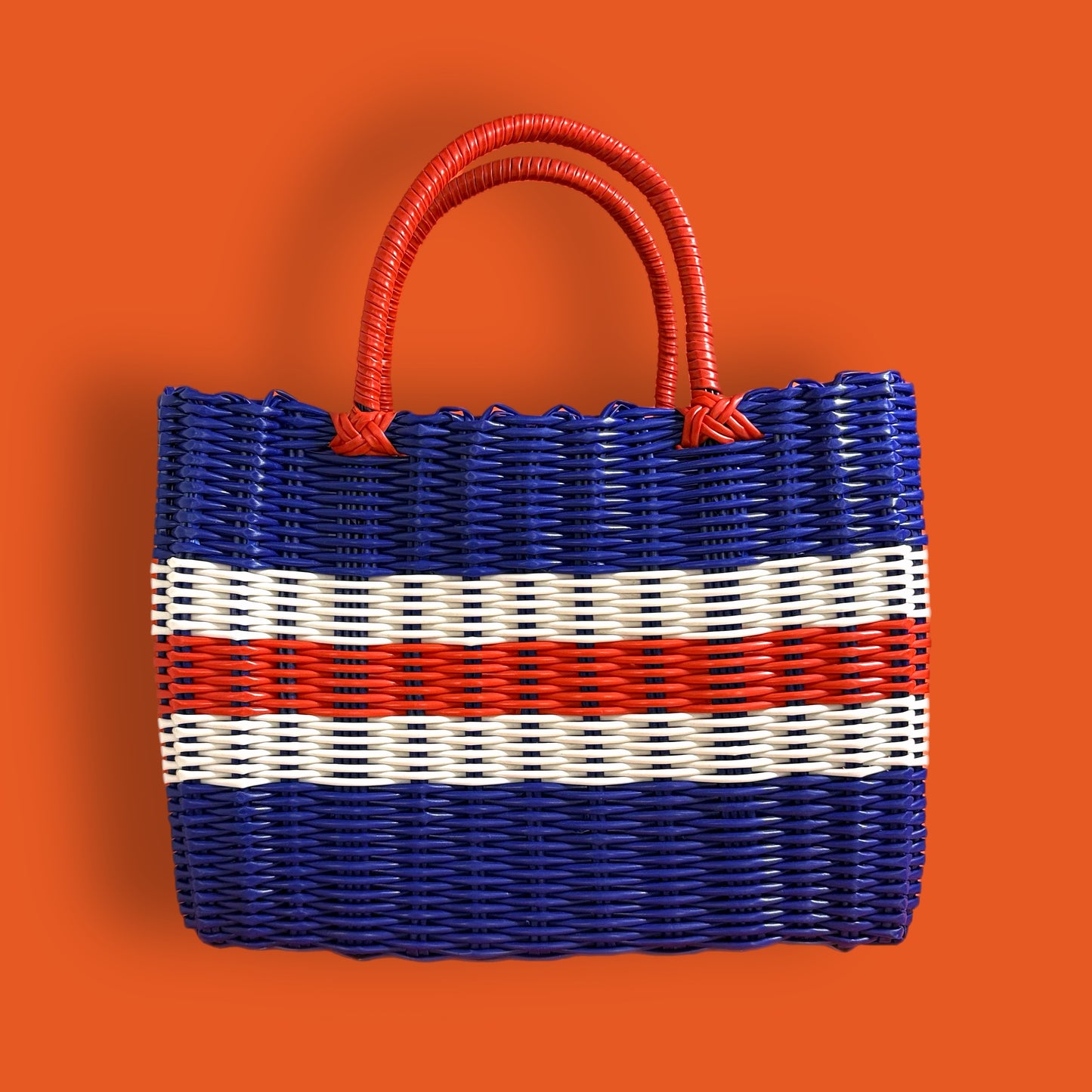 Bicycle Pannier french plastic woven basket