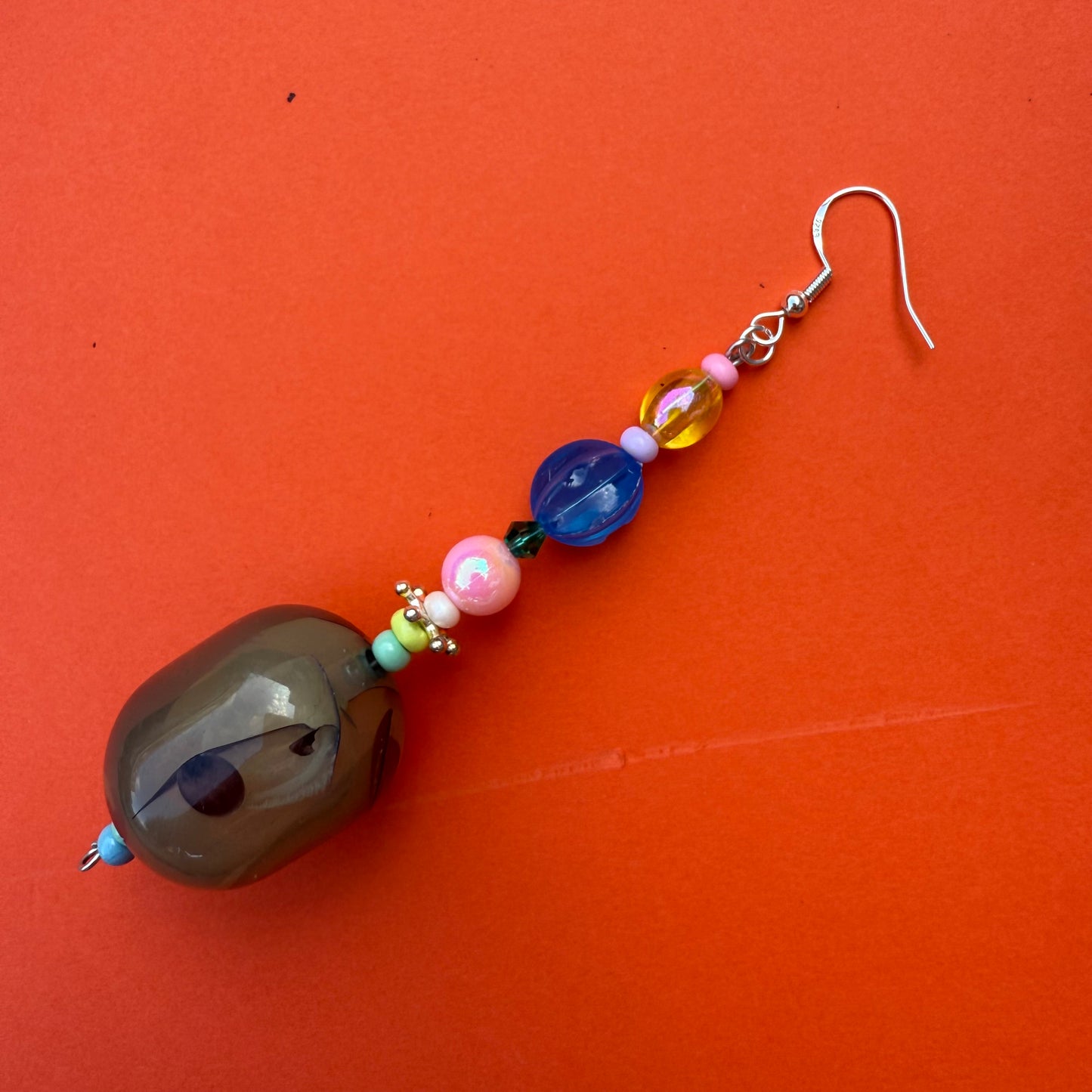 Beaded drop bead earrings individual