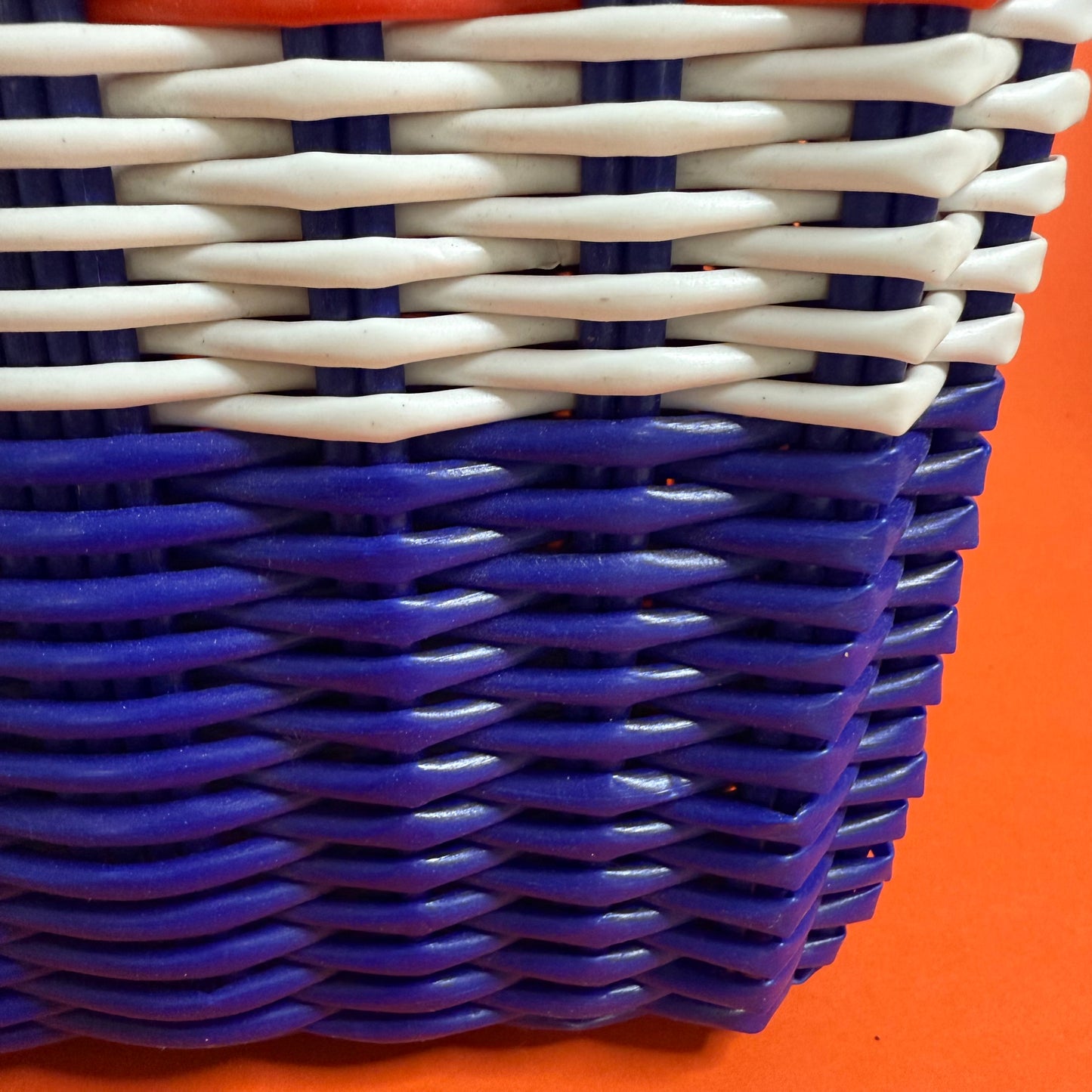 Bicycle Pannier french plastic woven basket