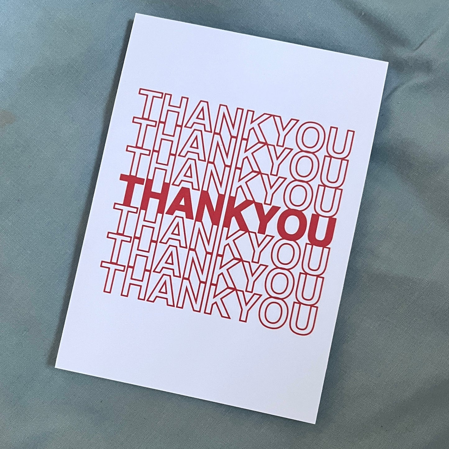 Thank you Notepad tear off thankyou notes