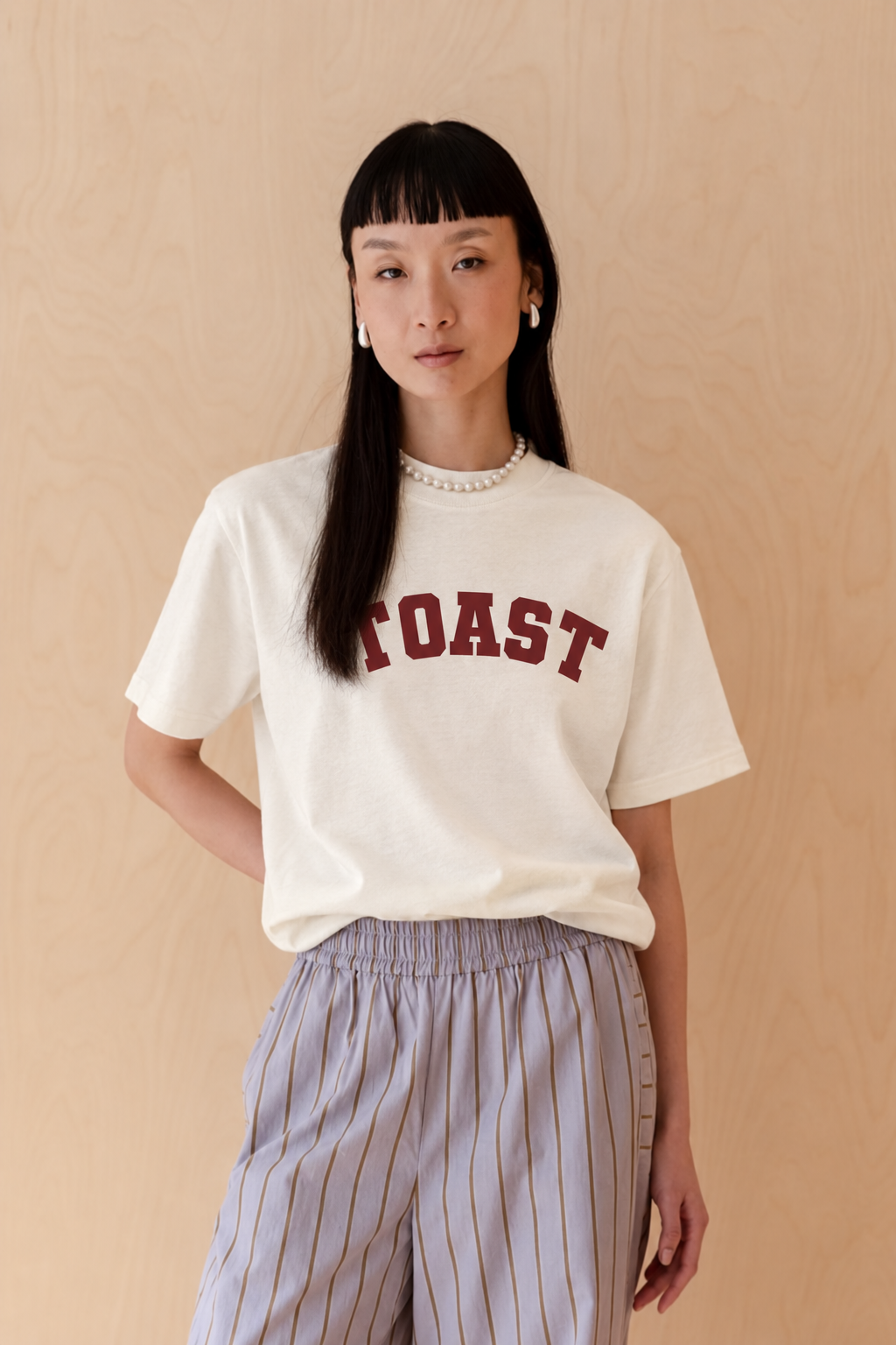 Toast varsity unisex t-shirt