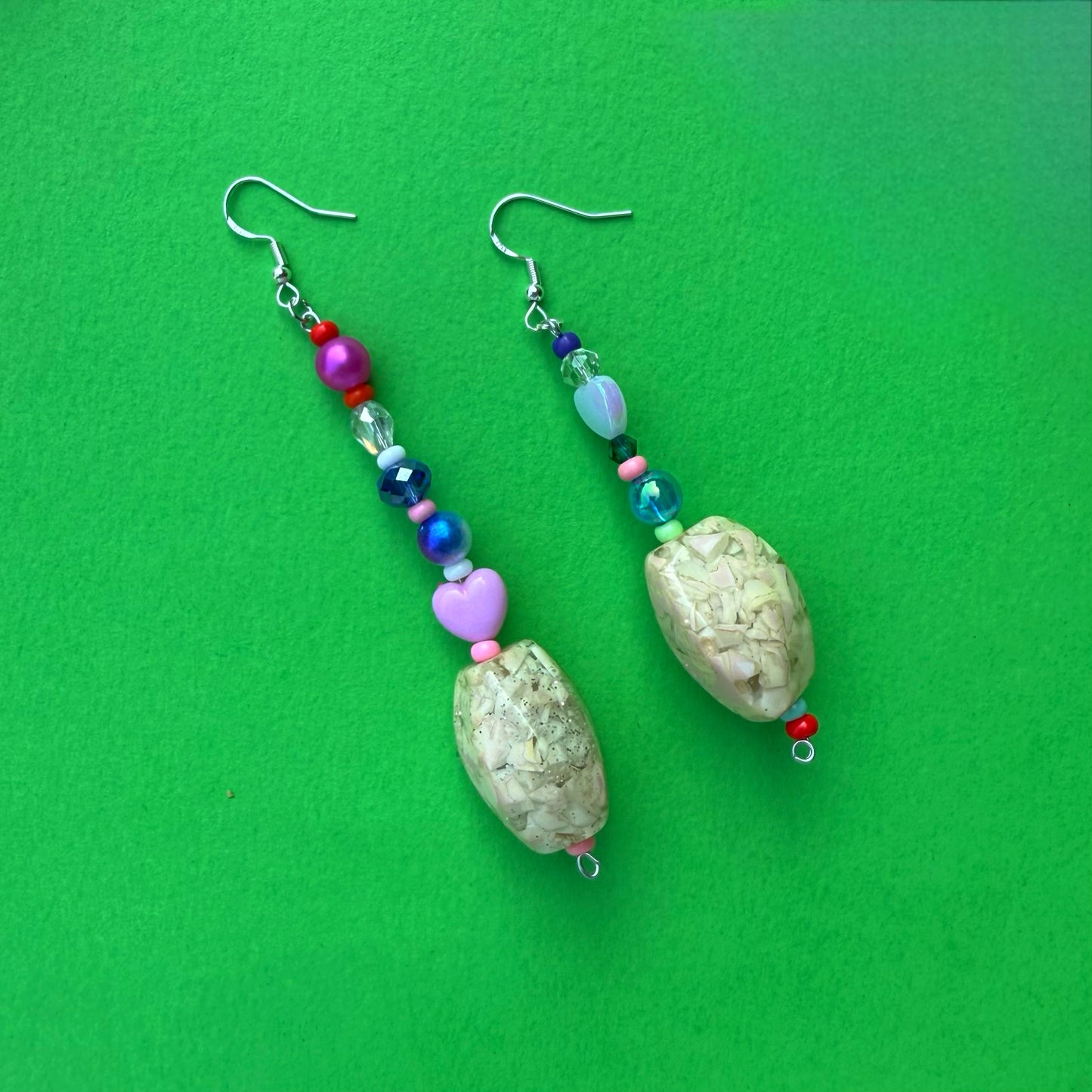Beaded drop bead earrings individual