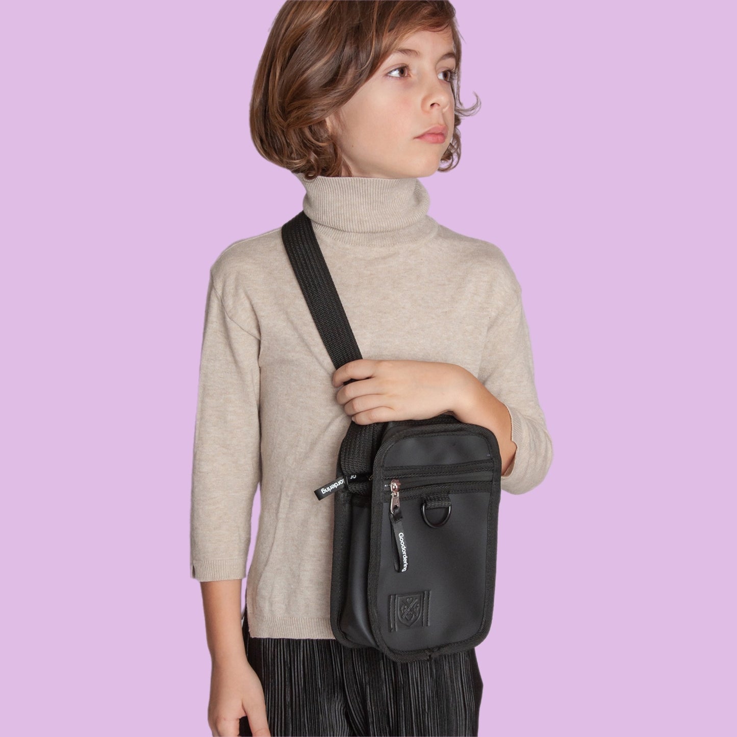 Monochrome Gadget shoulder bag matt black