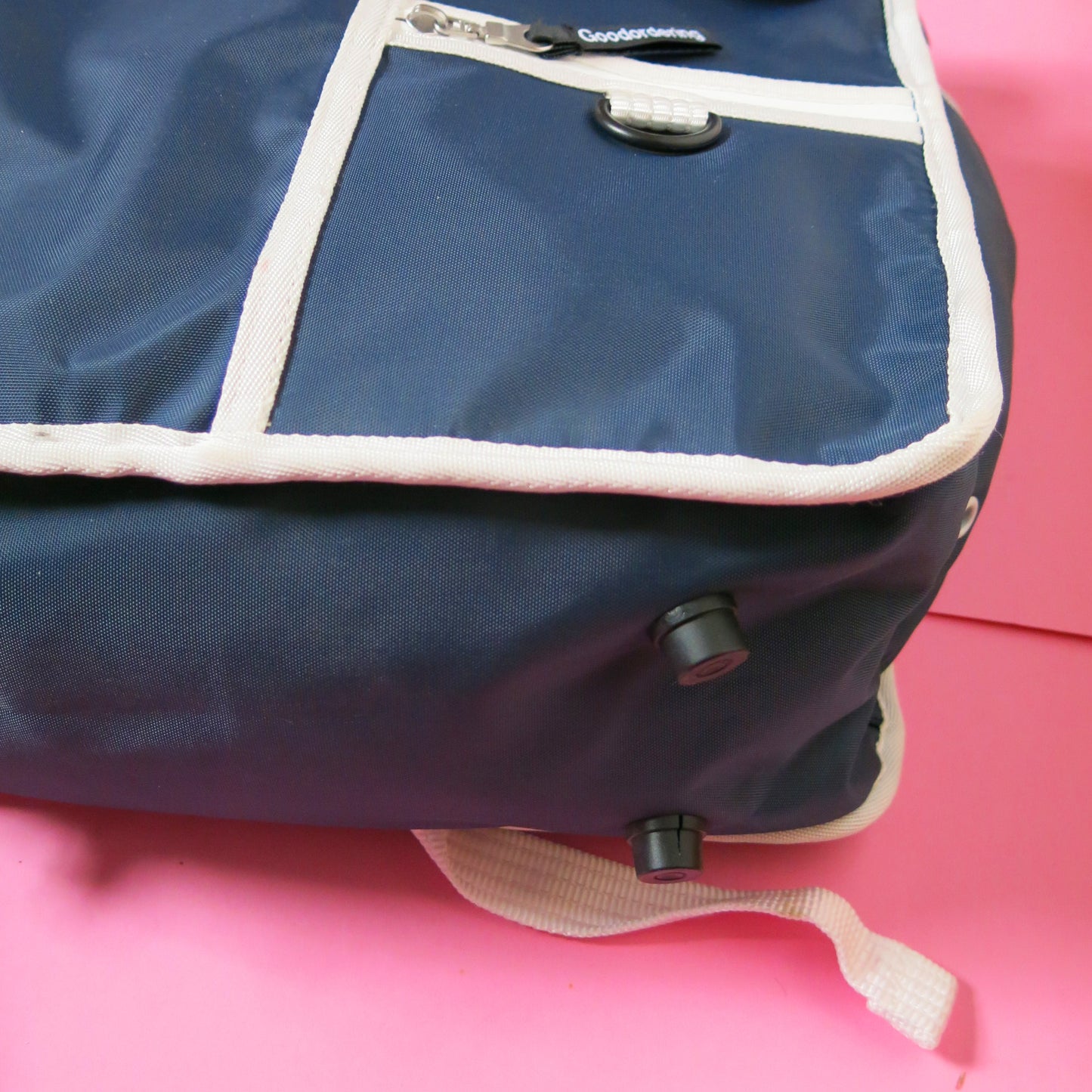Klik Fix hooks Rolltop backpack Pannier Eco Navy Blue White
