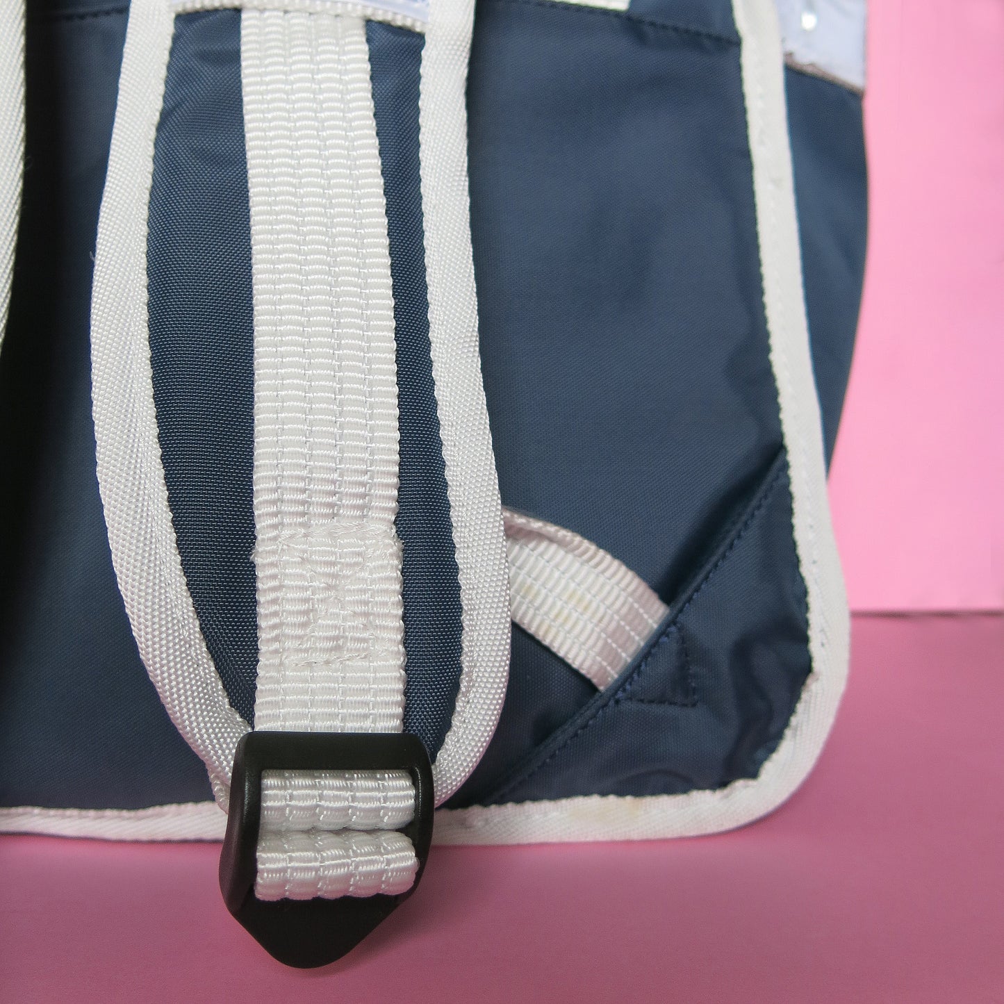 Klik Fix hooks Rolltop backpack Pannier Eco Navy Blue White