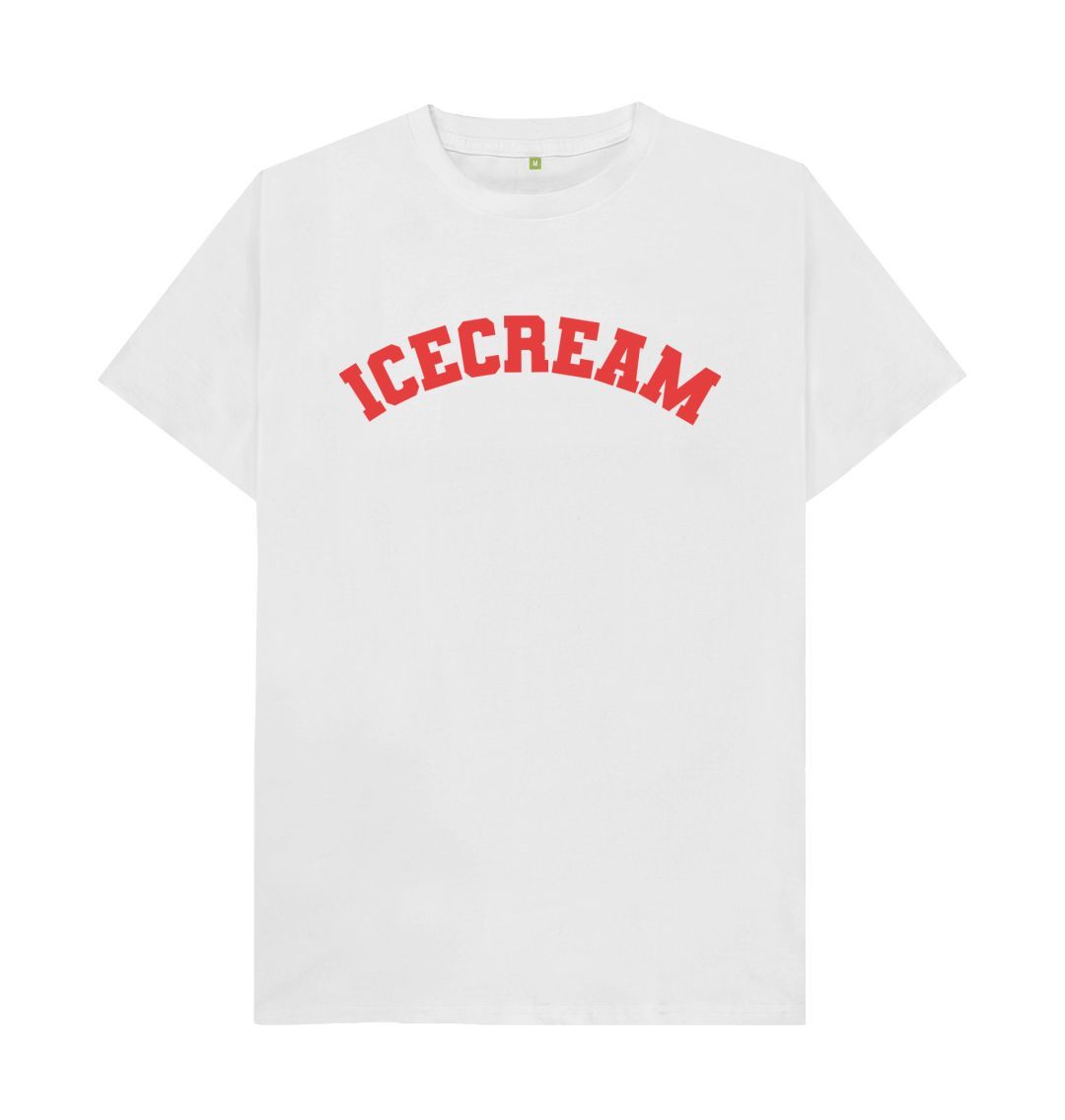 White Ice Cream Varsity T-shirt