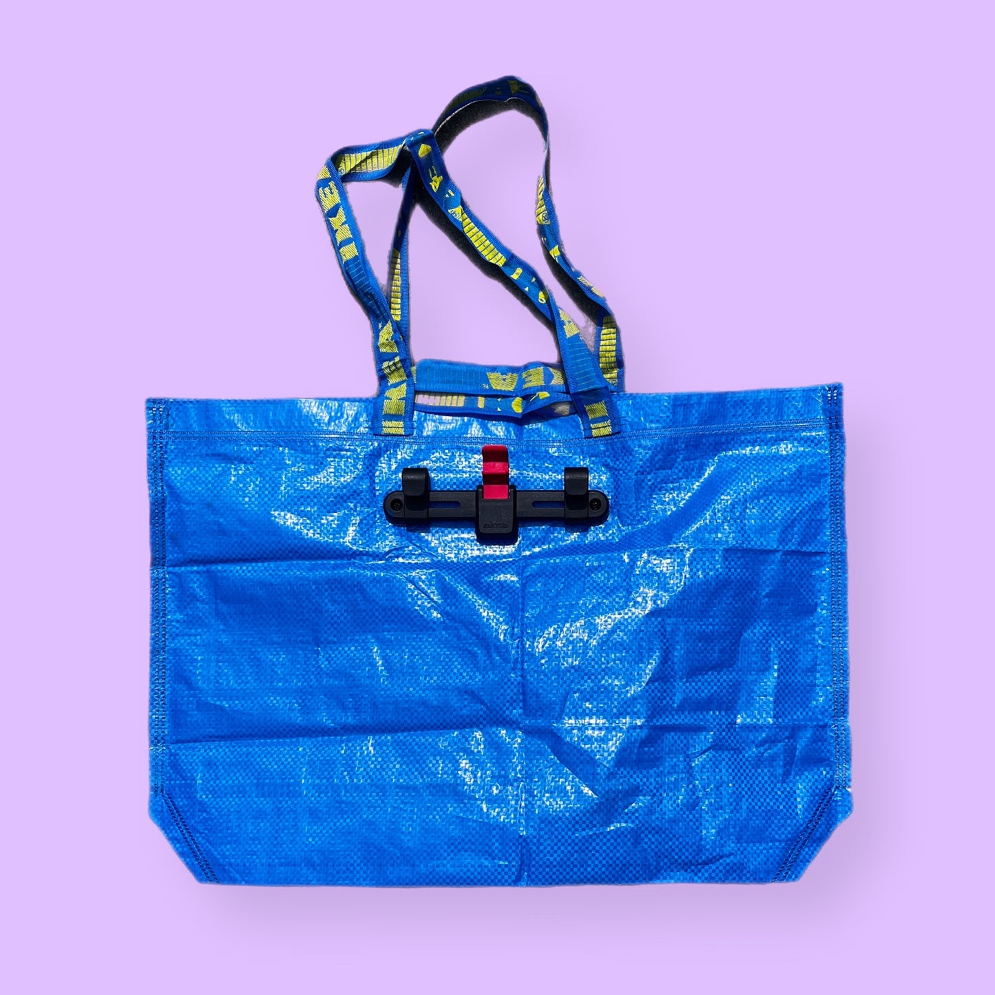 Bicycle Pannier Upcycled ikea frakta tote bag