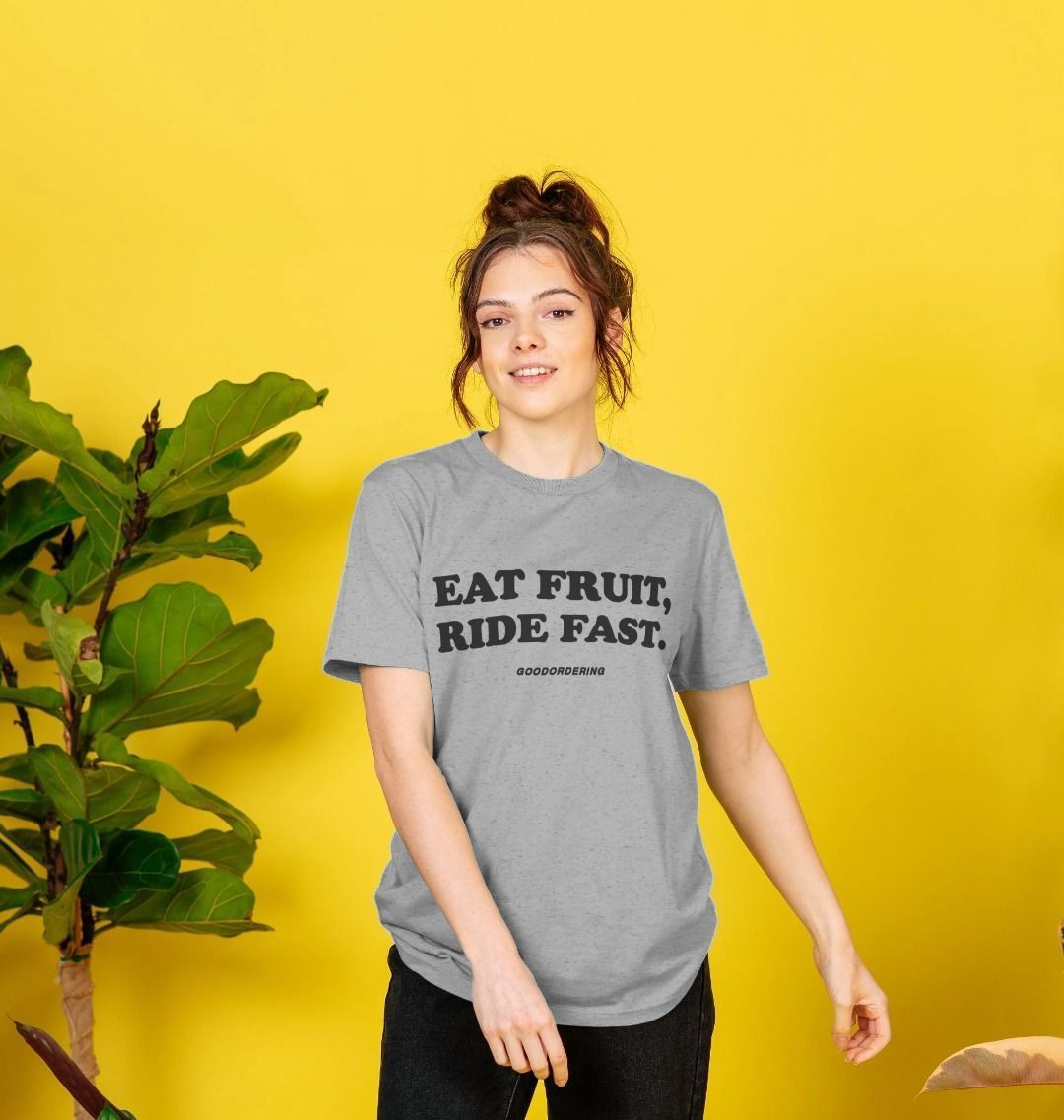 Eat Fruit, Ride Fast T-shirt Unisex