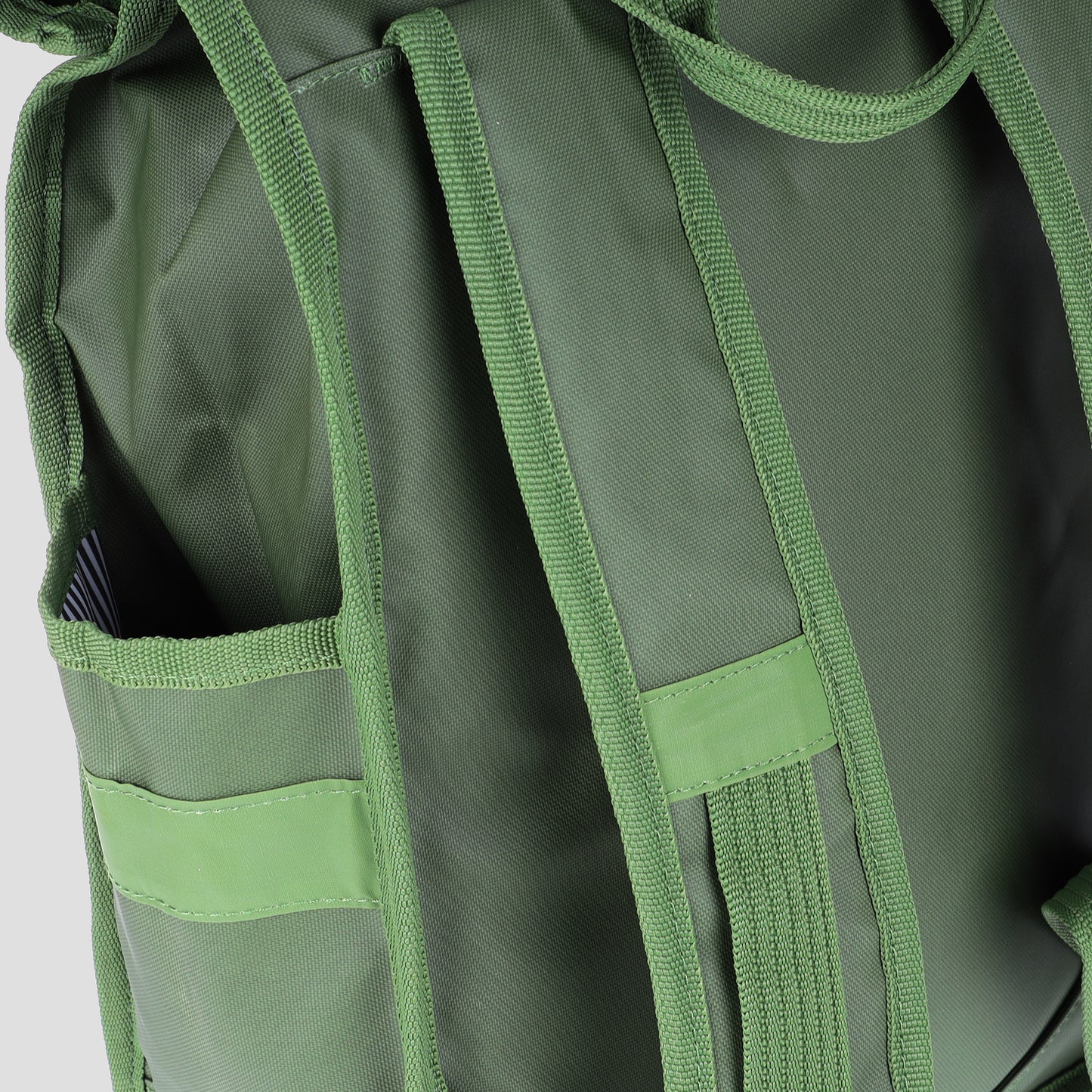 Green Mini Rolltop Backpack Eco Monochrome