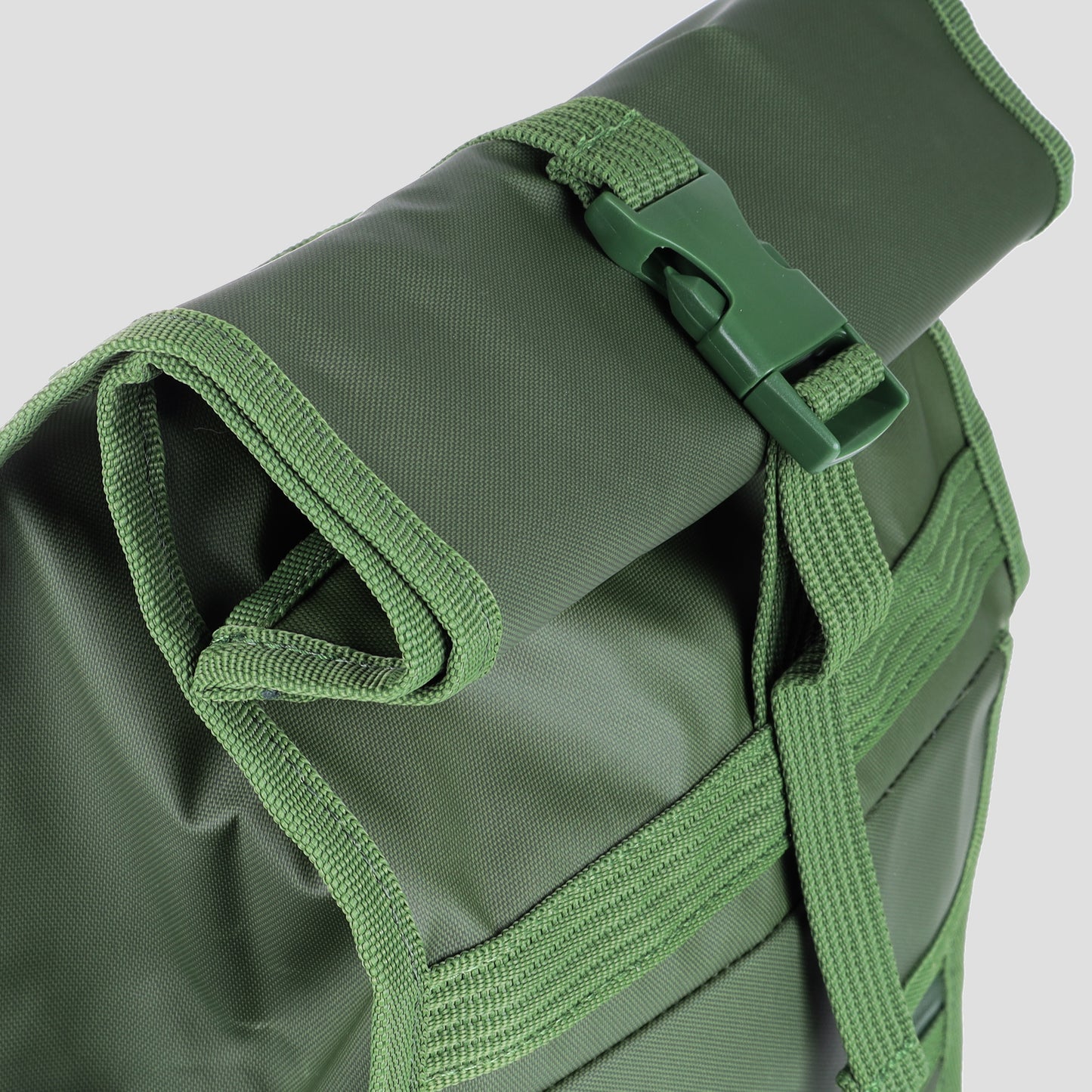 Green Mini Rolltop Backpack Eco Monochrome