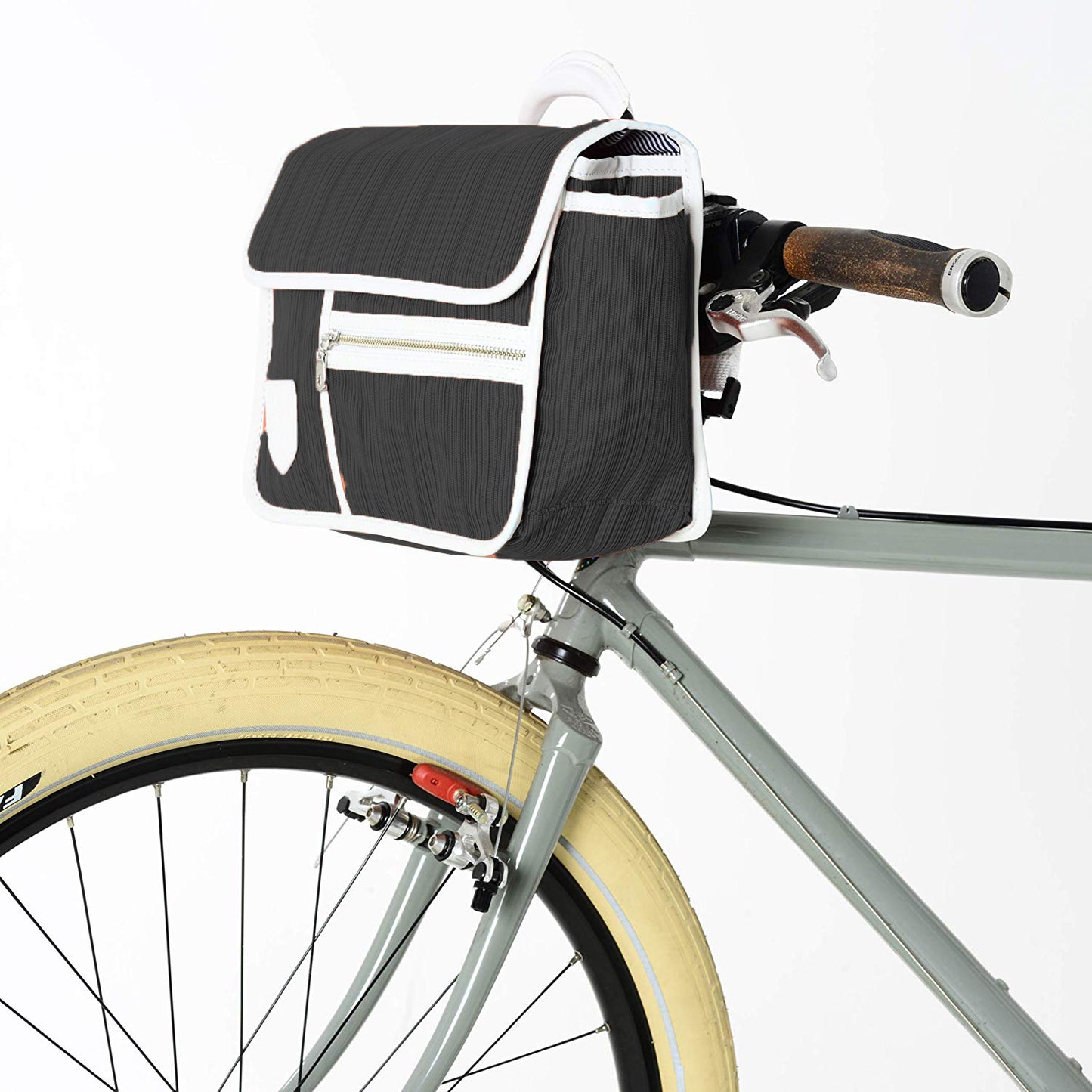 Bike Handlebar Bag satchel classic maroon