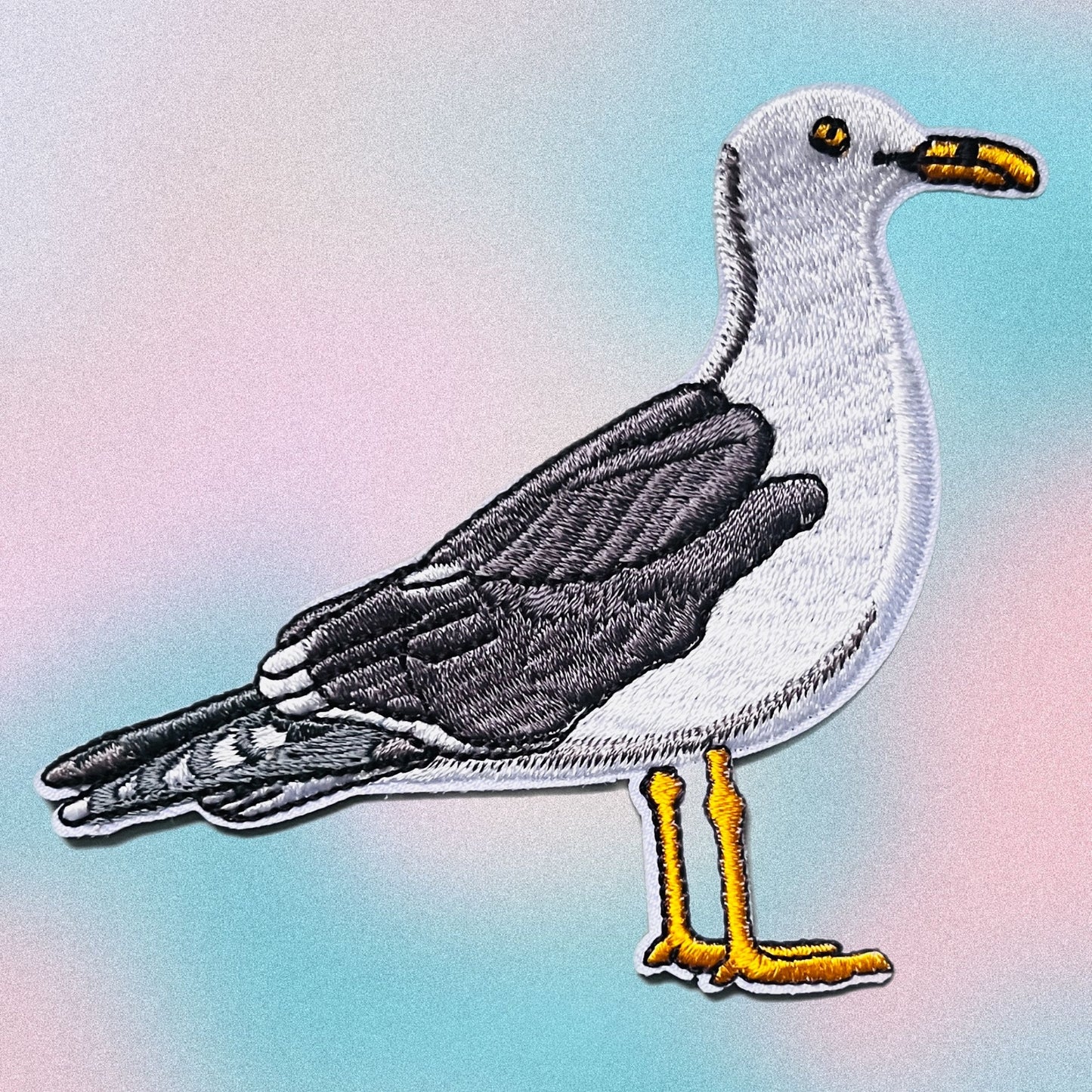 Seagull iron-on embroidered Patch