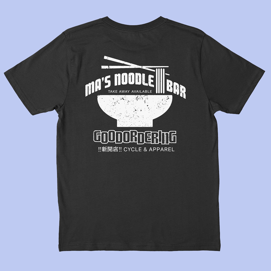 Ma's Noodle House T-shirt Adults Black