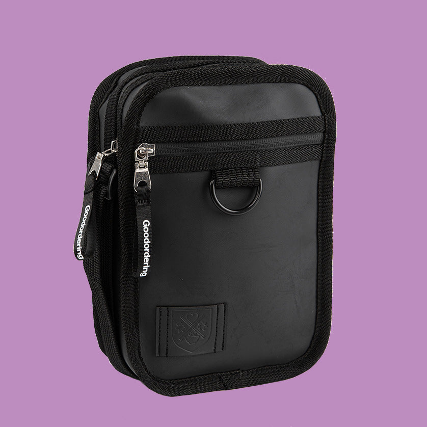 Monochrome Gadget shoulder bag matt black