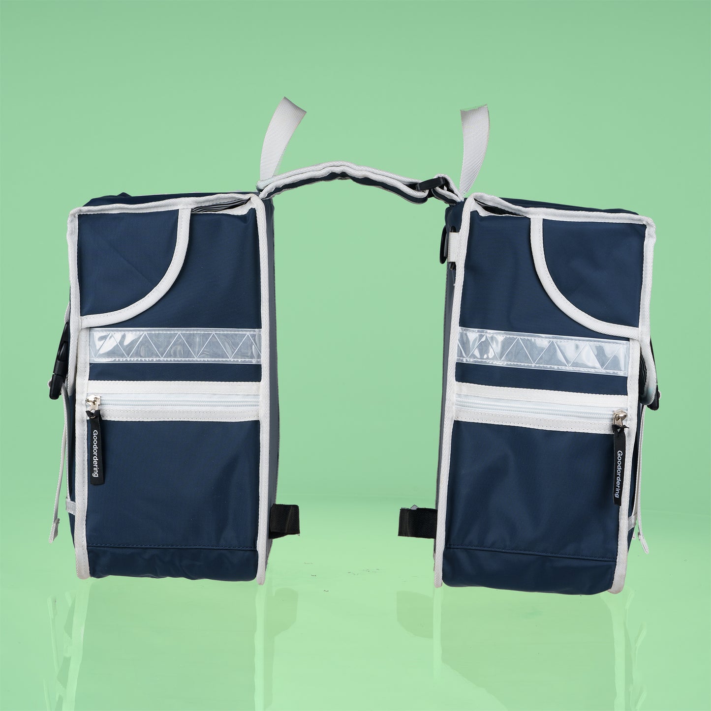 Double Pannier bags Navy Eco bicycle luggage