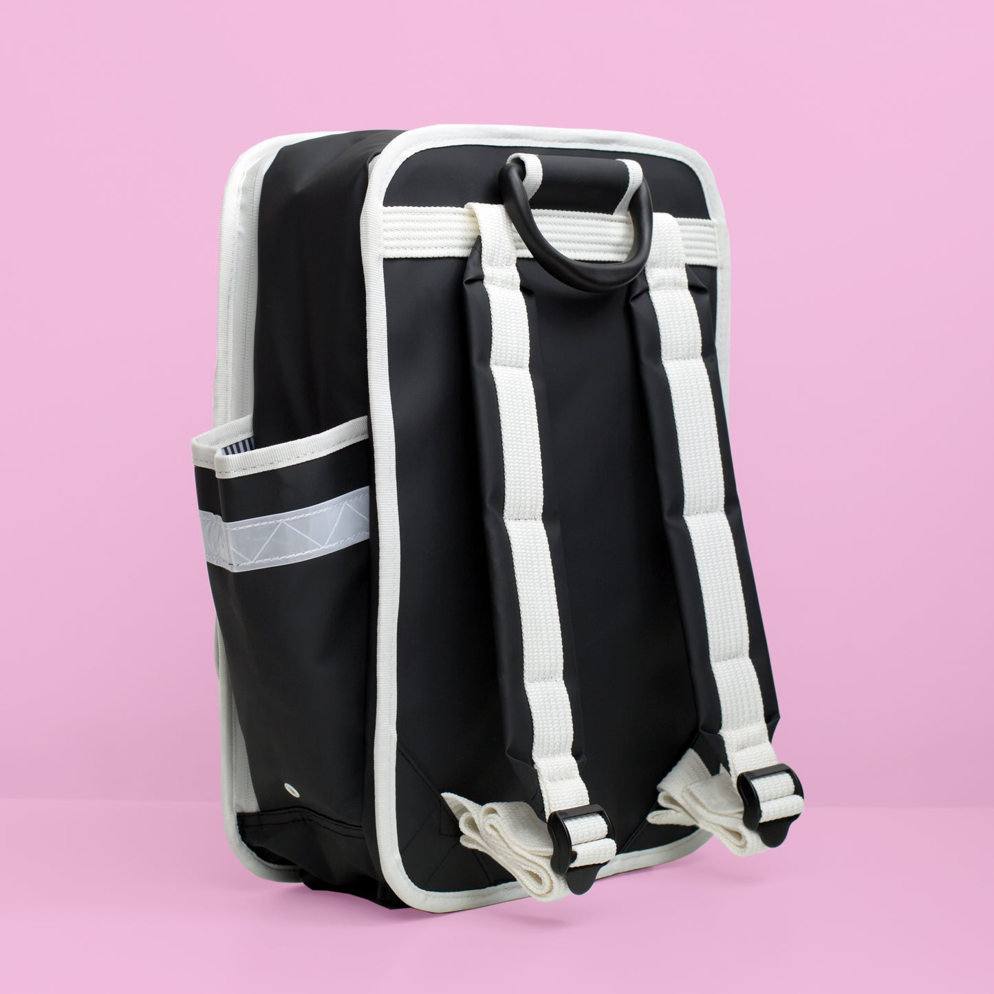 Eco coated Classic backpack black and white