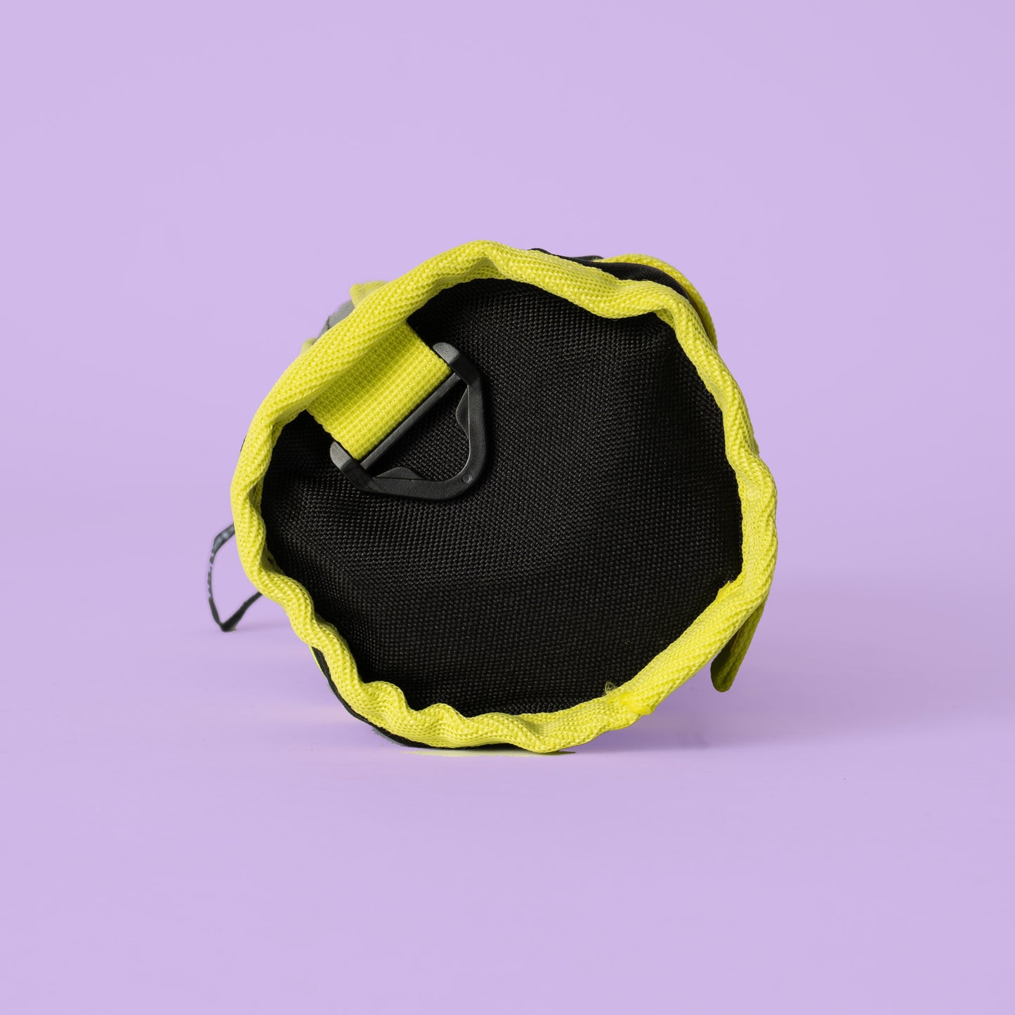Neon saddle bag black / shoulder bag recycled nylon