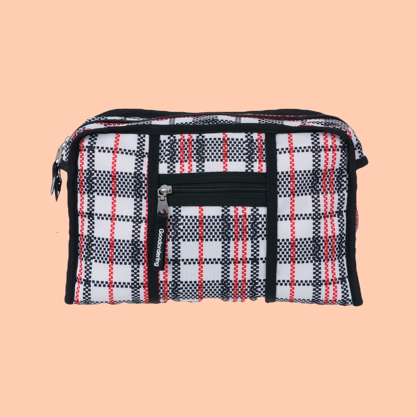 Tartan Eco wash bag sling bag