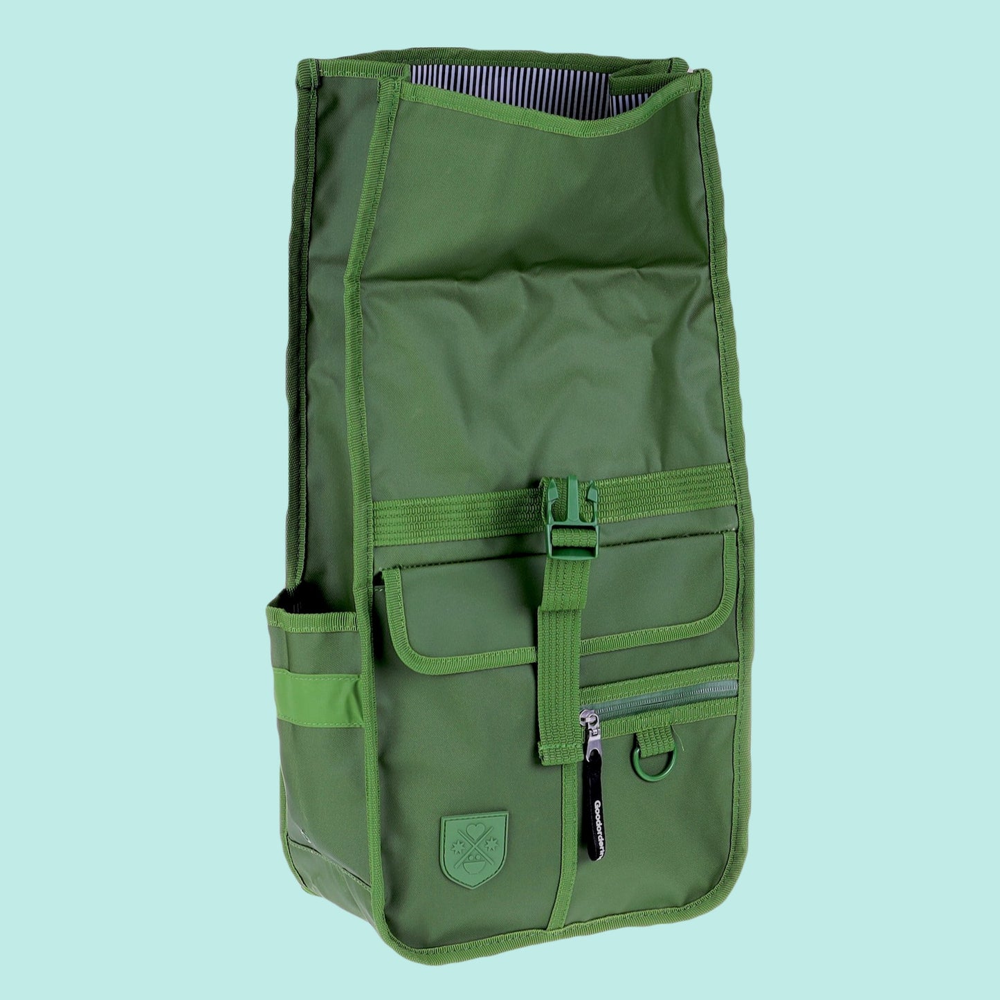 Eco Monochrome Rolltop Backpack Mini Green