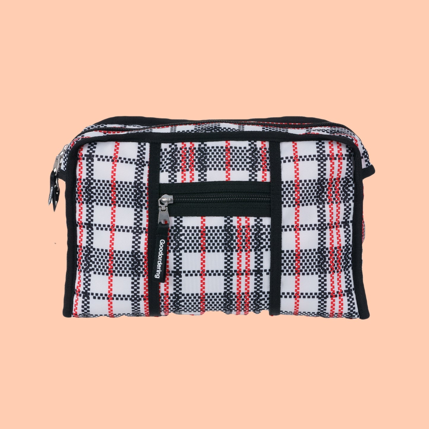 Tartan Eco wash bag sling bag