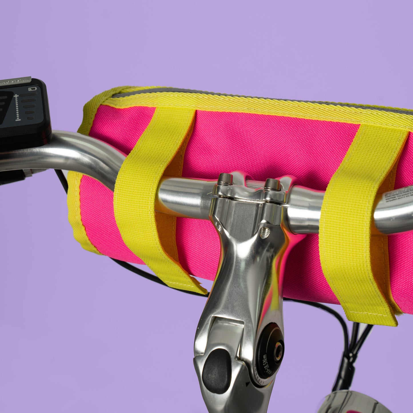 Neon saddle bag pink and yellow