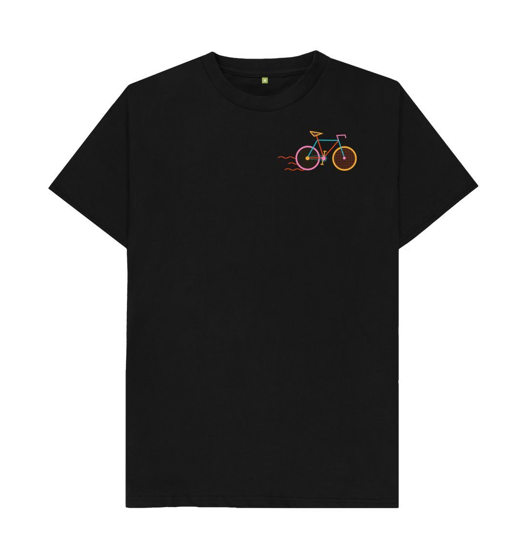 Black Adults Unisex Eat Fruit, Ride Fast T-shirt