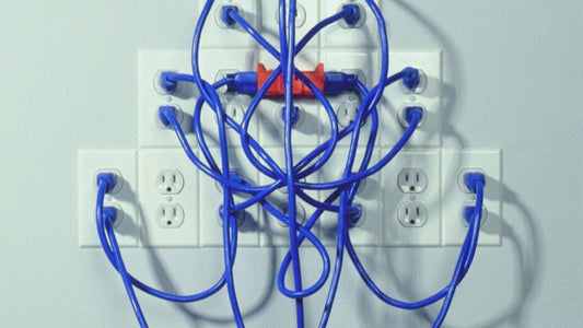 Cable art digital garbage repurposed