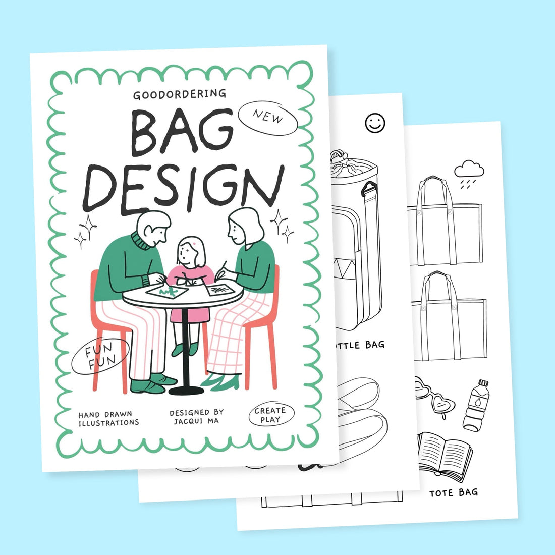 Colour Your Way Into Bag Design with Goodordering’s New Downloadable Colouring Book