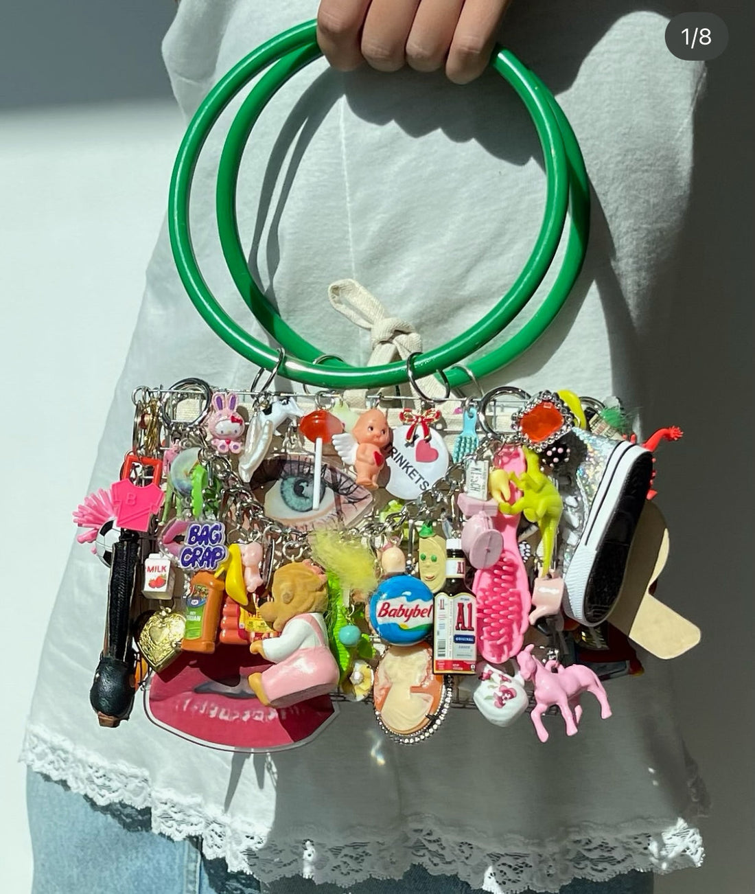 Charm bombing: miniature curated collections