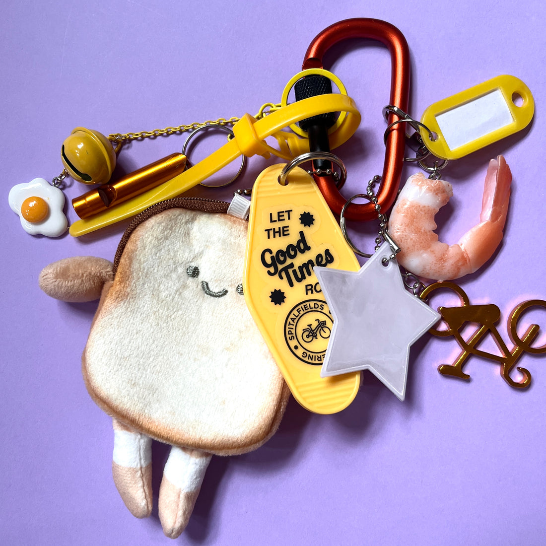 Toast bag charm