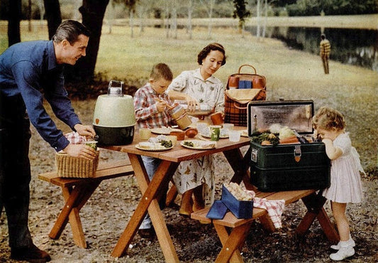 Picnic sets throughout the ages