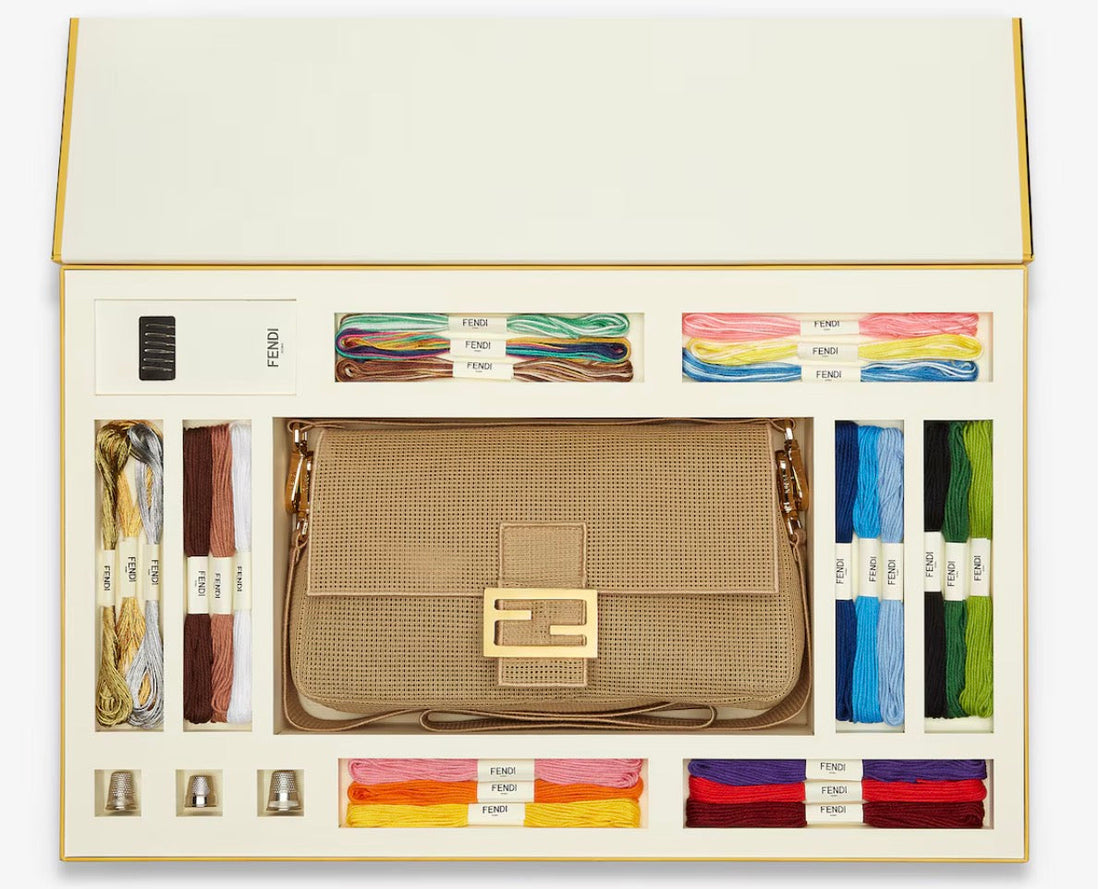 Fendi bagette with embroidery kit