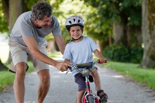 Top tips for teaching a child to ride a bike