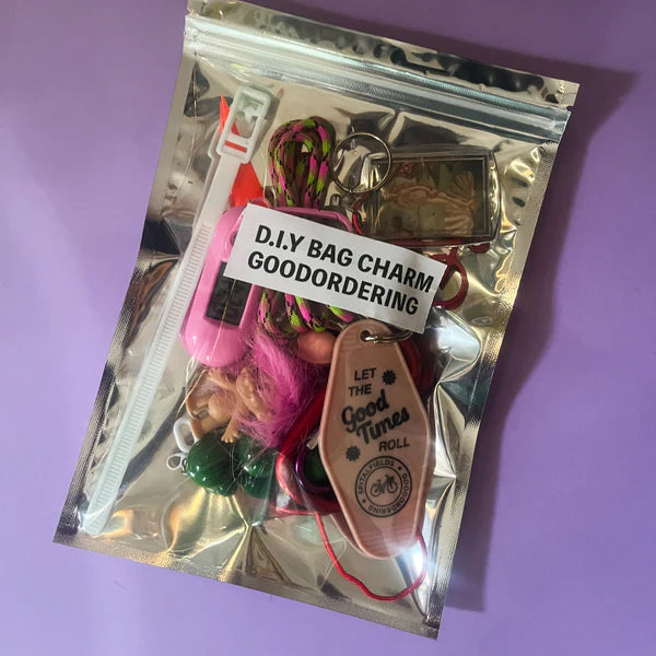 DIY bag charm kit troll doll