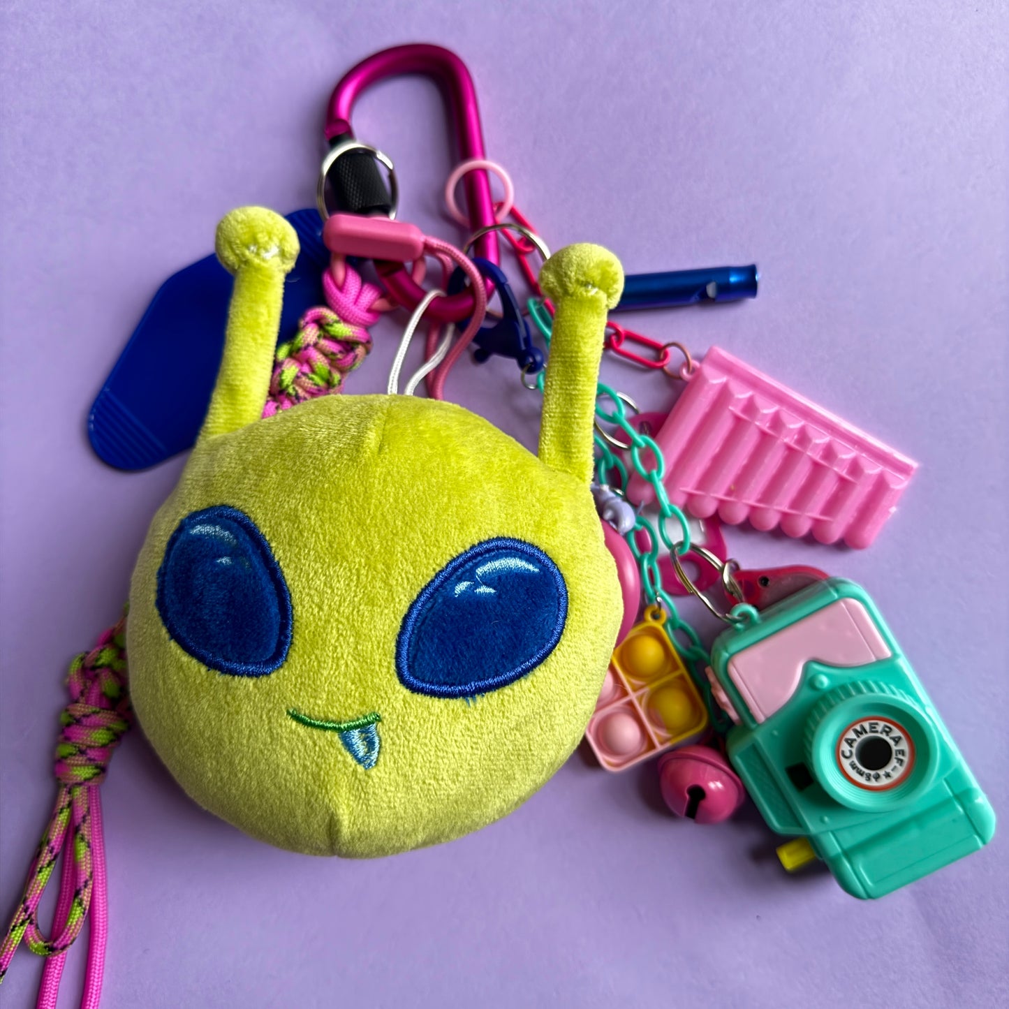 Bag charm and keyring alien