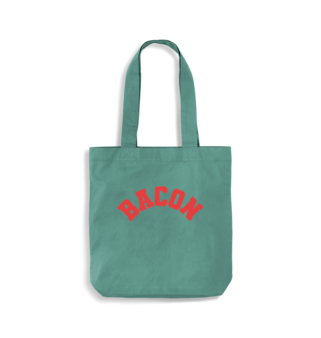 Sage Green Bacon tote bag