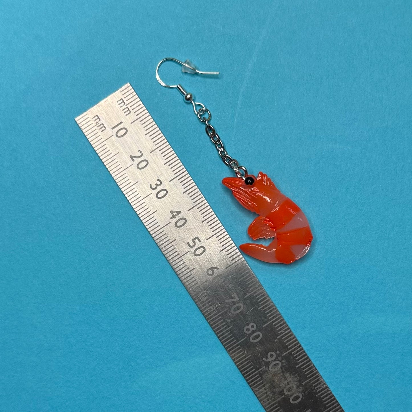Prawn drop earring