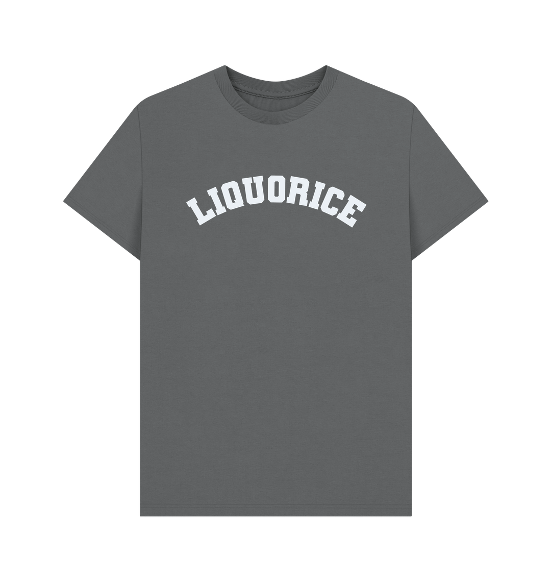 Slate Grey Liquorice Varsity T-shirt