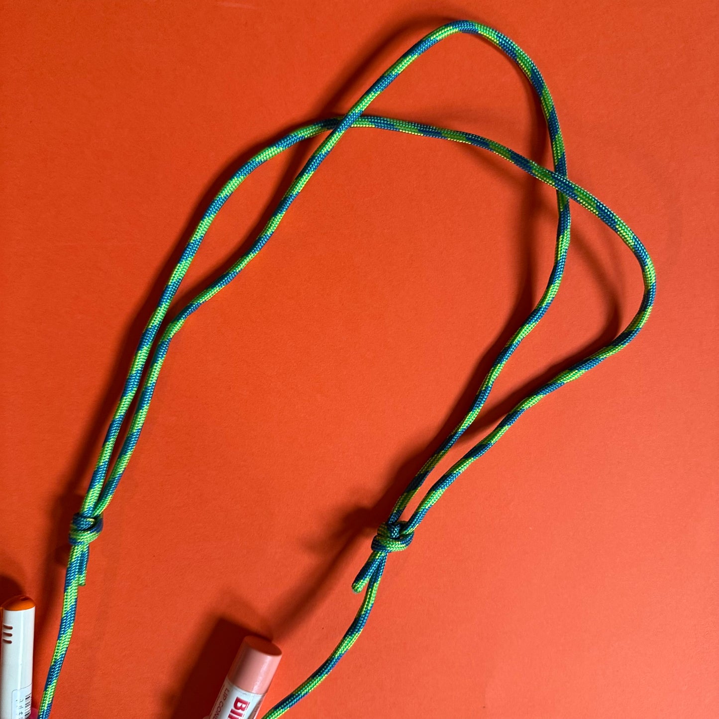 Cord Phone strap with rubber loop holders