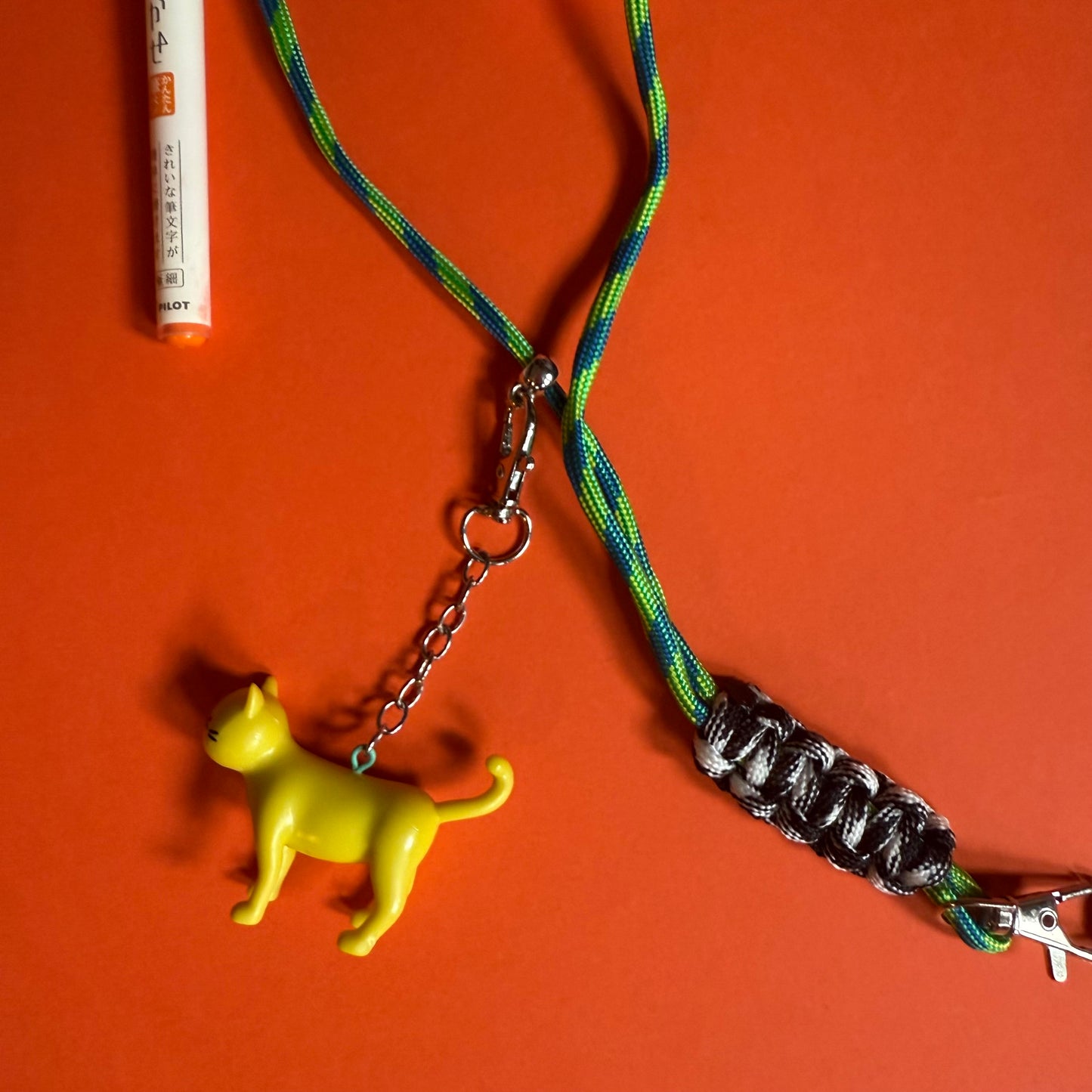 Cord Phone strap with rubber loop holders